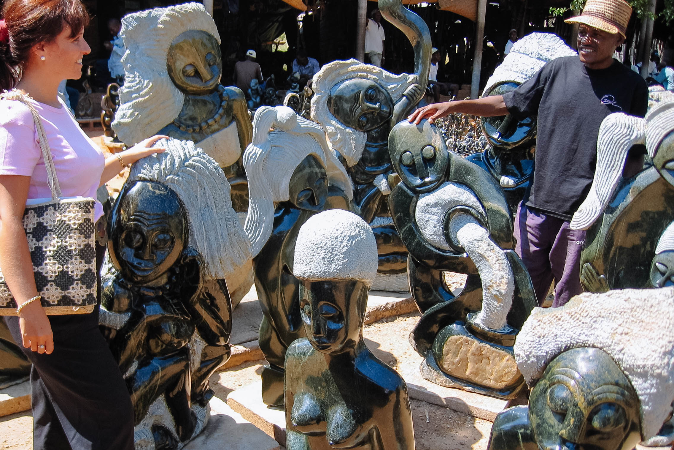 Shop till you drop in a lively market.