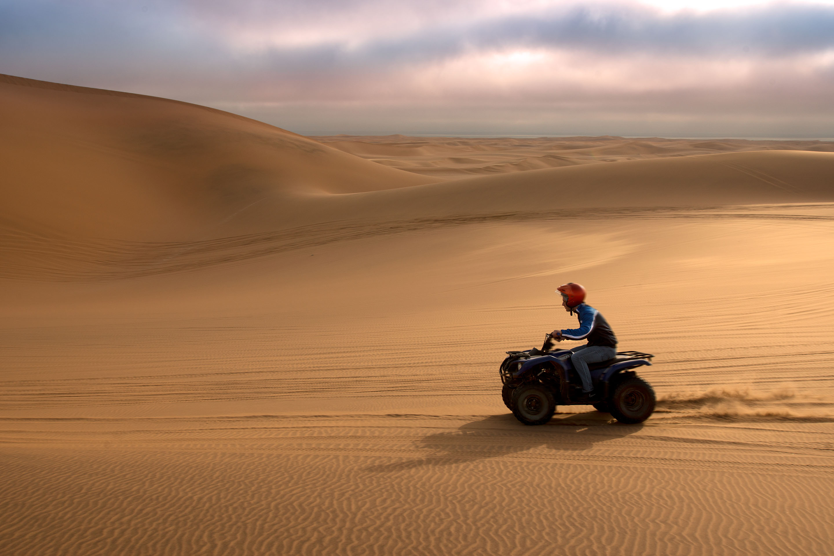 Explore the Swakopmund desert by quad bike