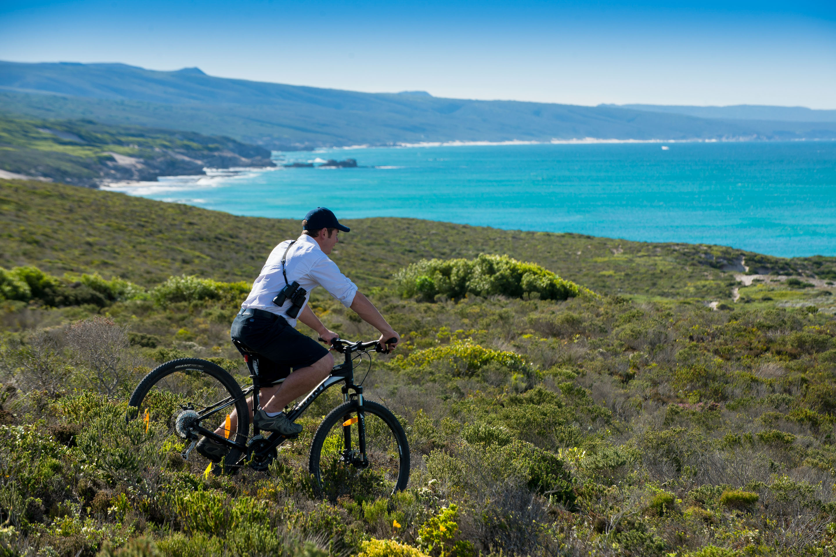 Cycle on the Overberg beach and fynbos landscapes