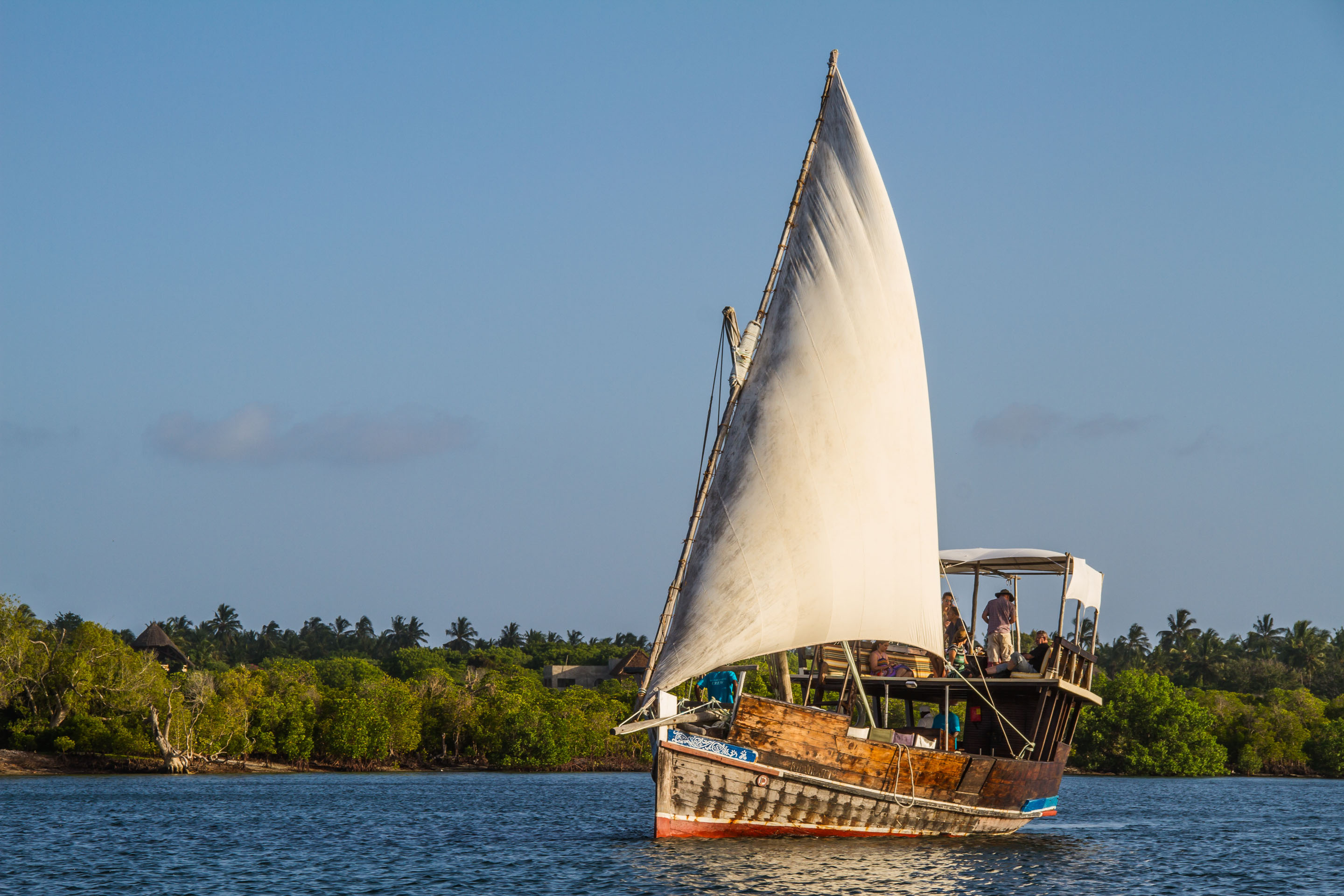 Sail out on a traditional dhow in Watamu