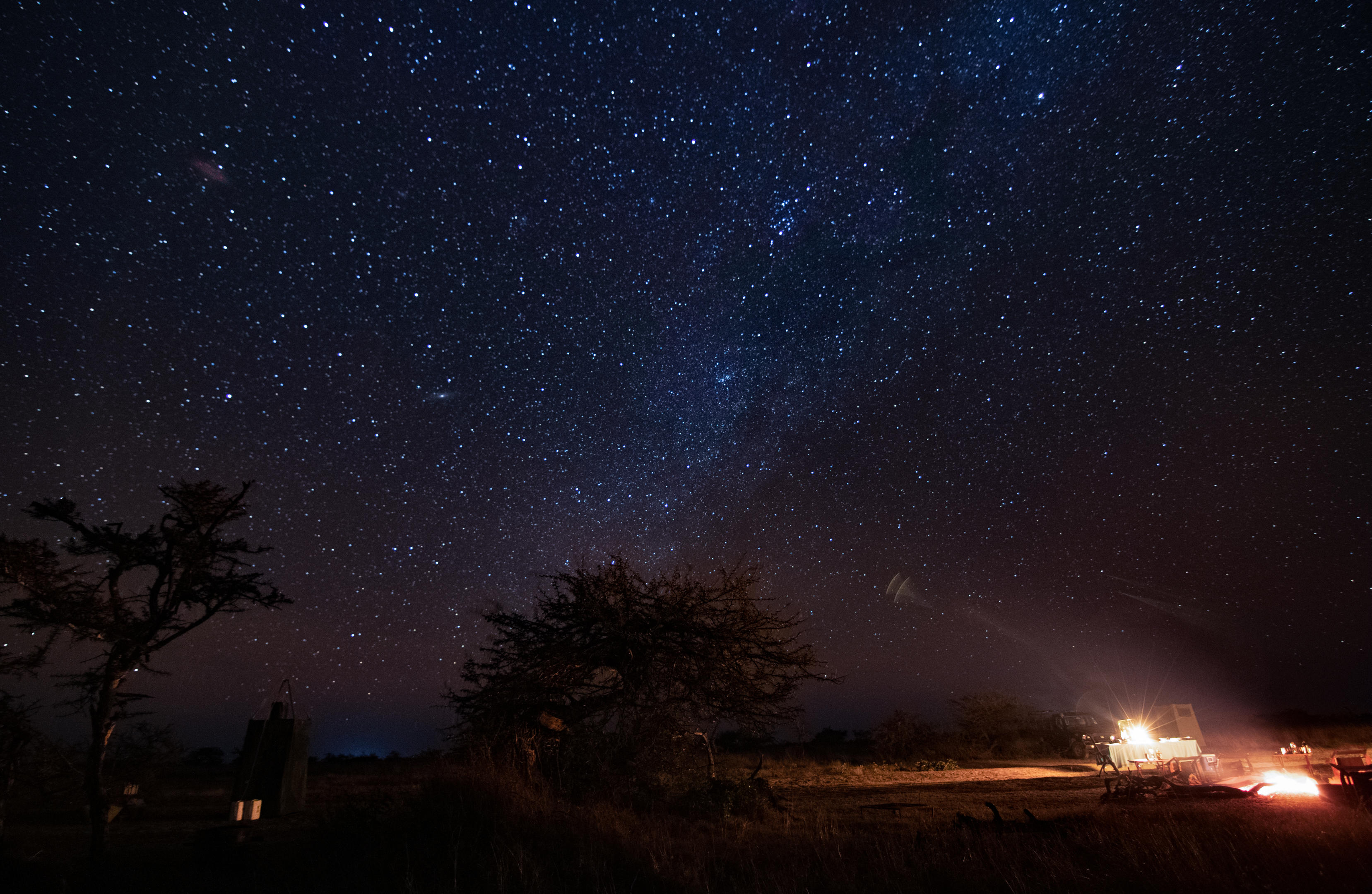 Spend the night fly-camping in Laikipia