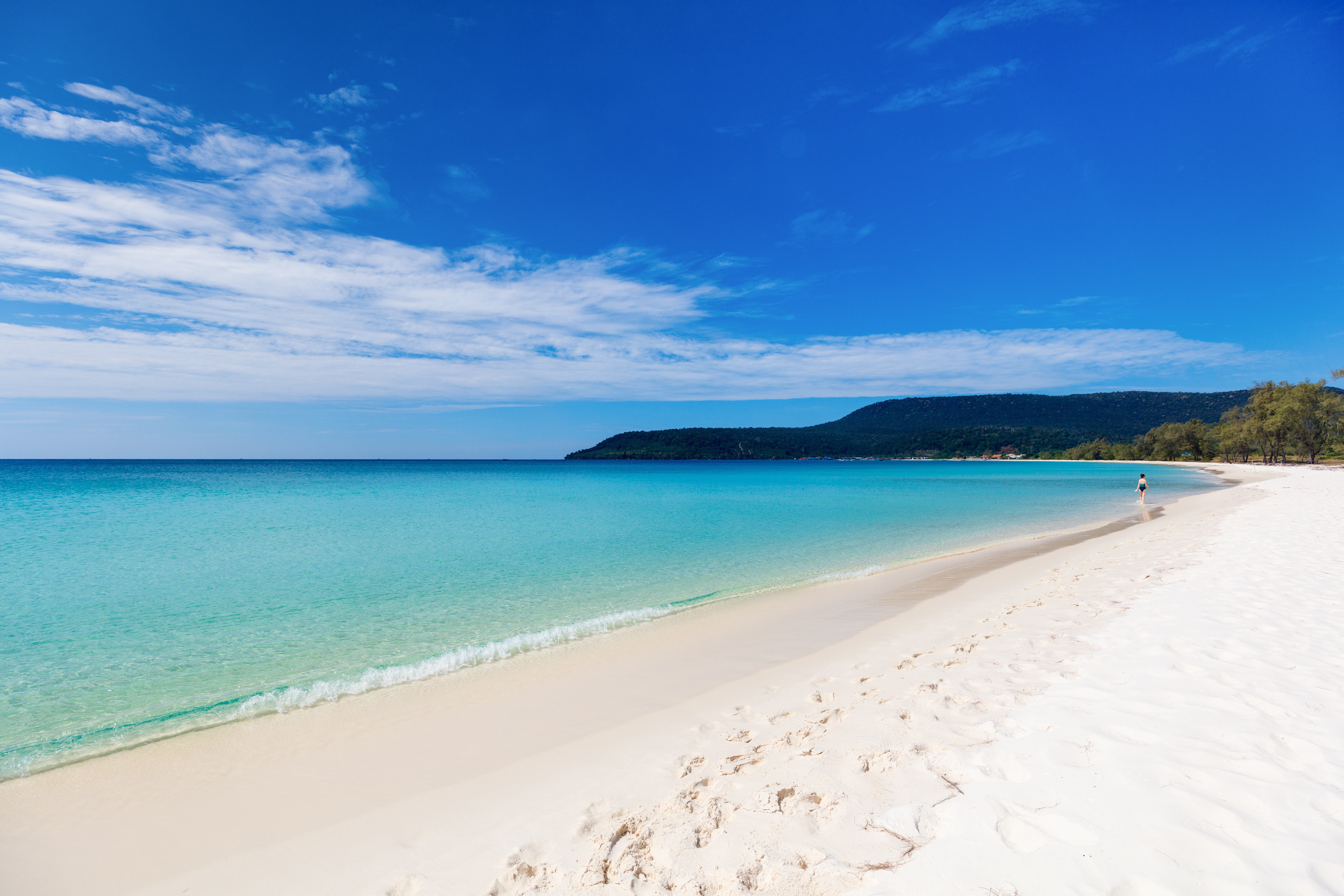 Soak up the natural beauty on Koh Rong's beach