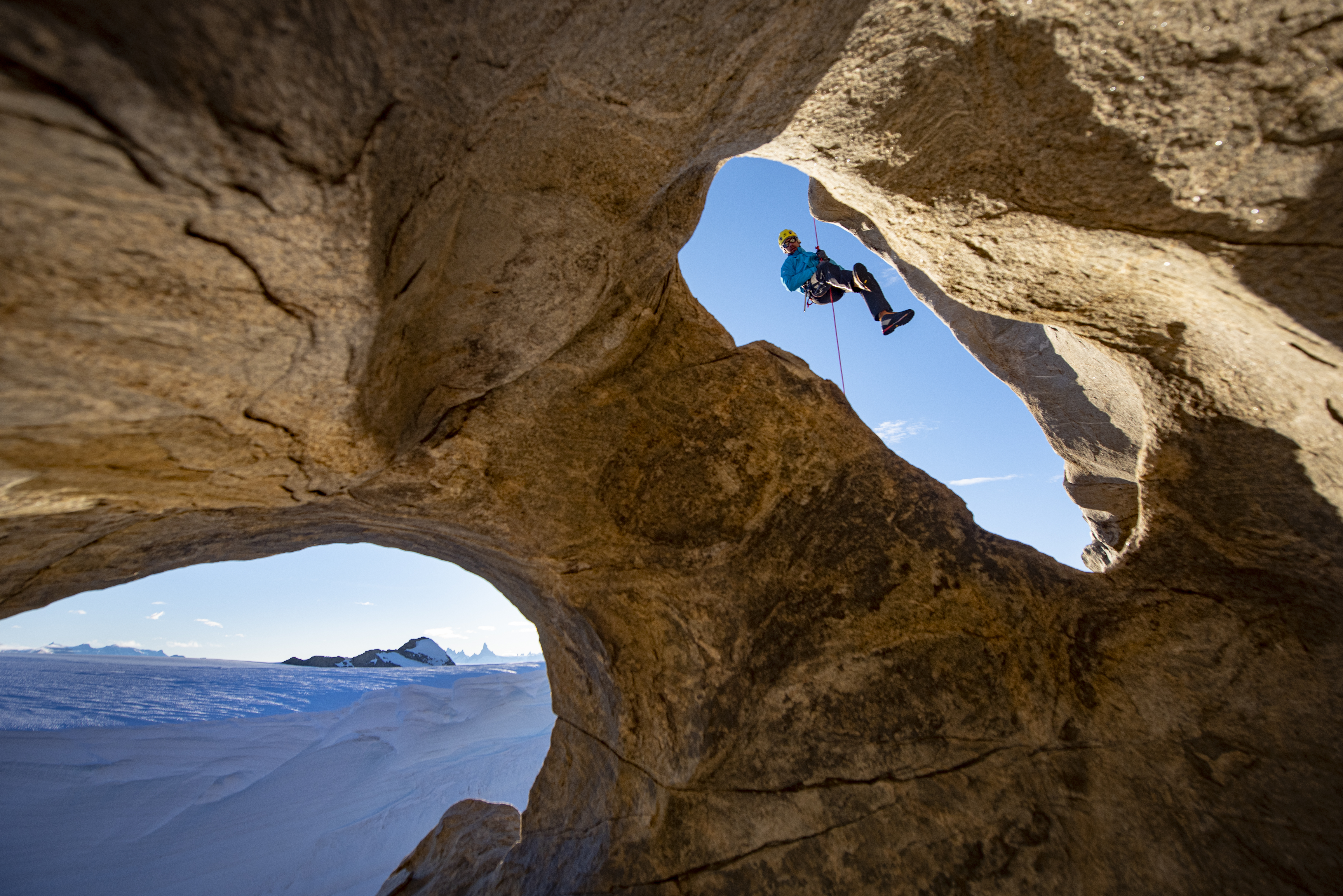 Go on an abseiling adventure in Antarctica