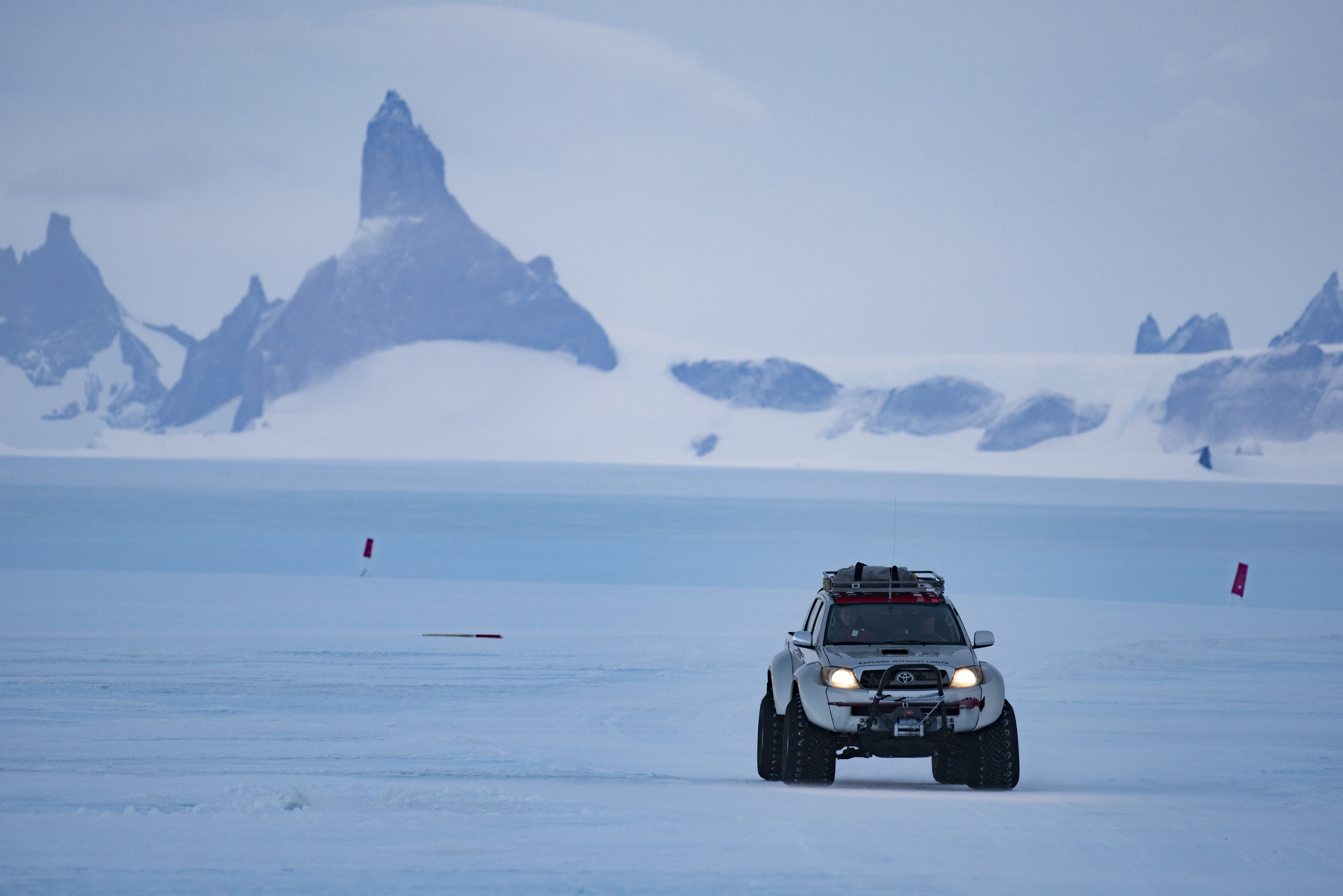 Head out on a 4x4 safari to explore the surrounds 