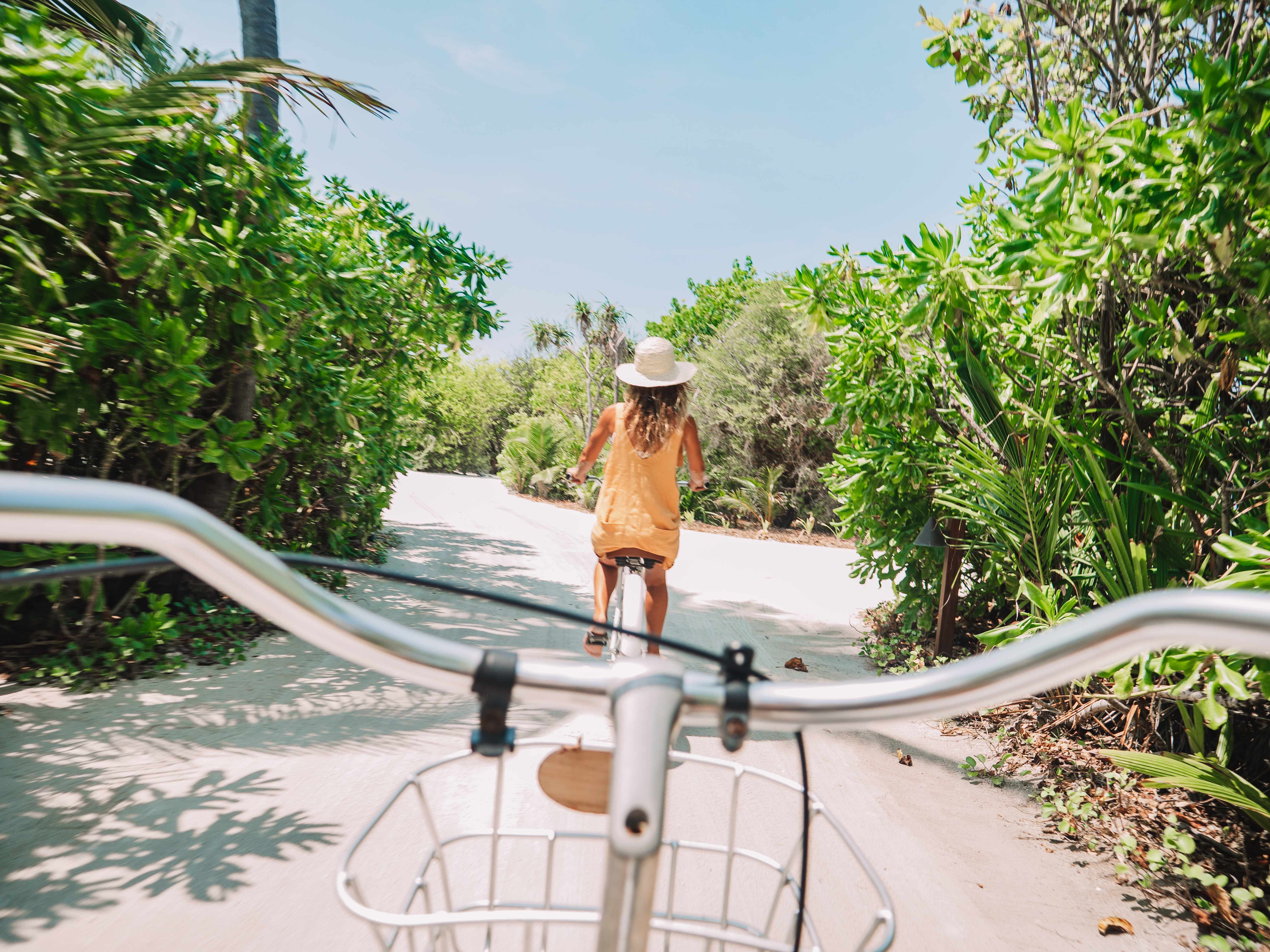 Go on a scenic bicycle ride in Mauritius