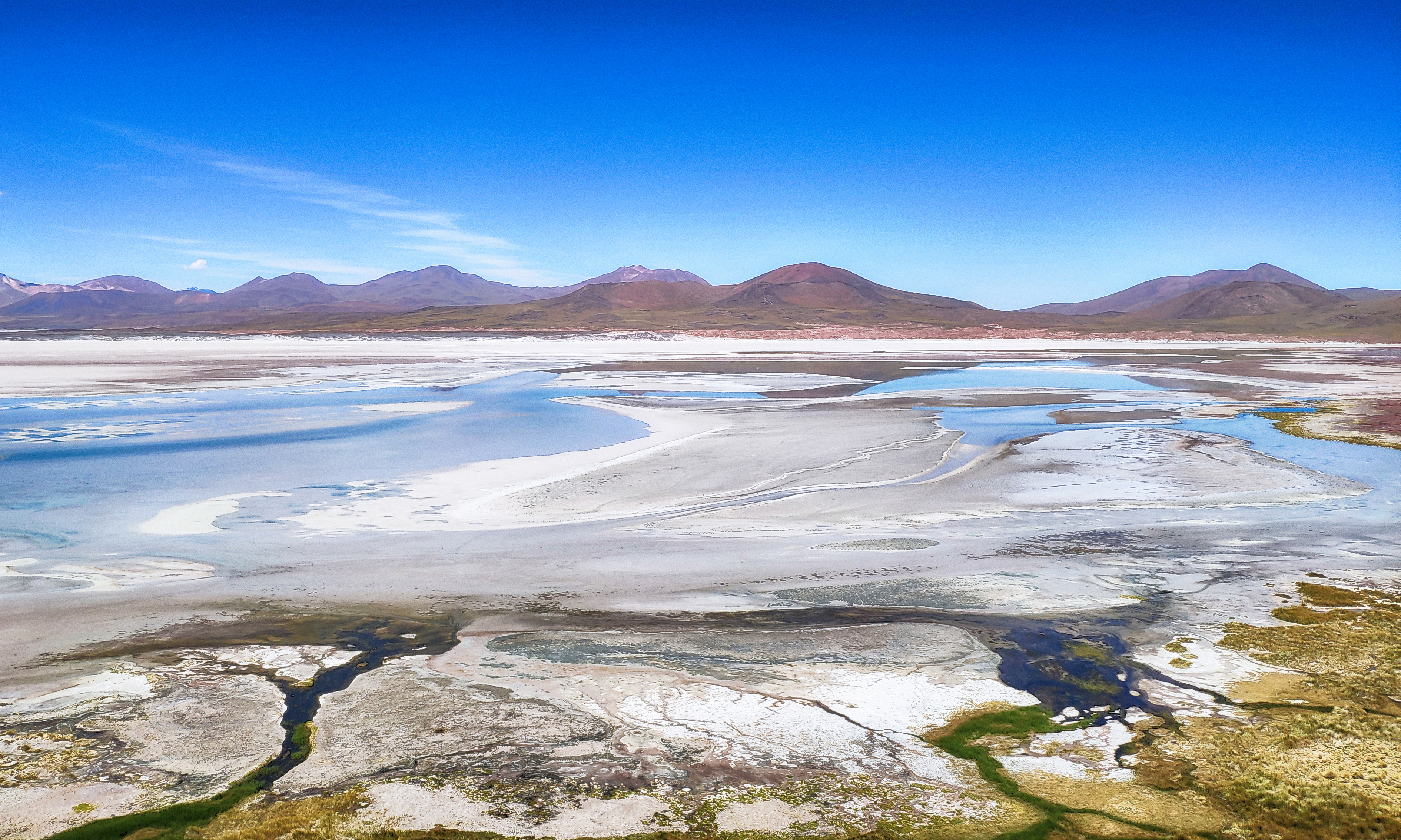 See the largest salt flat in Atacama Desert, Chile