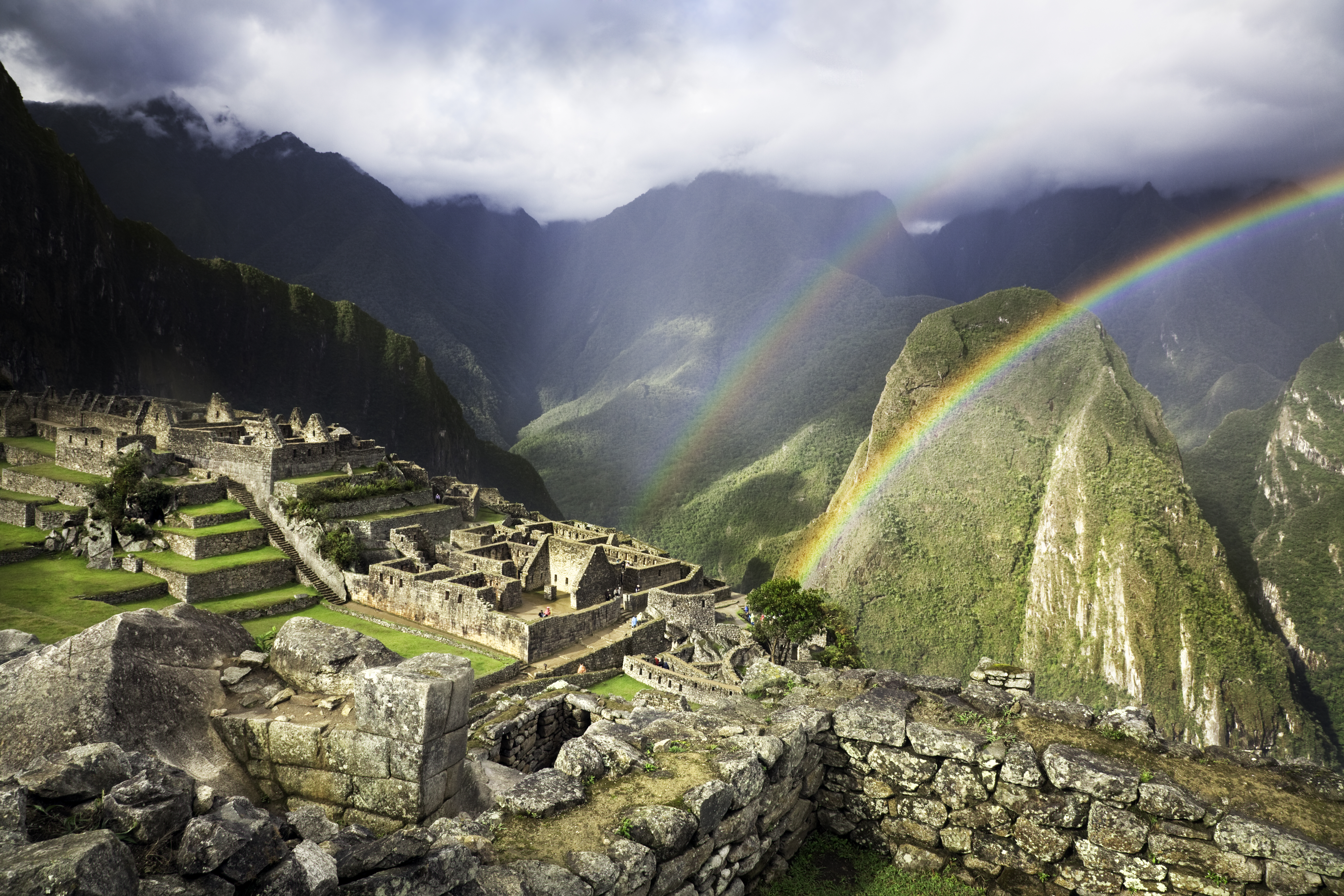 Climb the stone stairs of the Huayna Picchu Hike