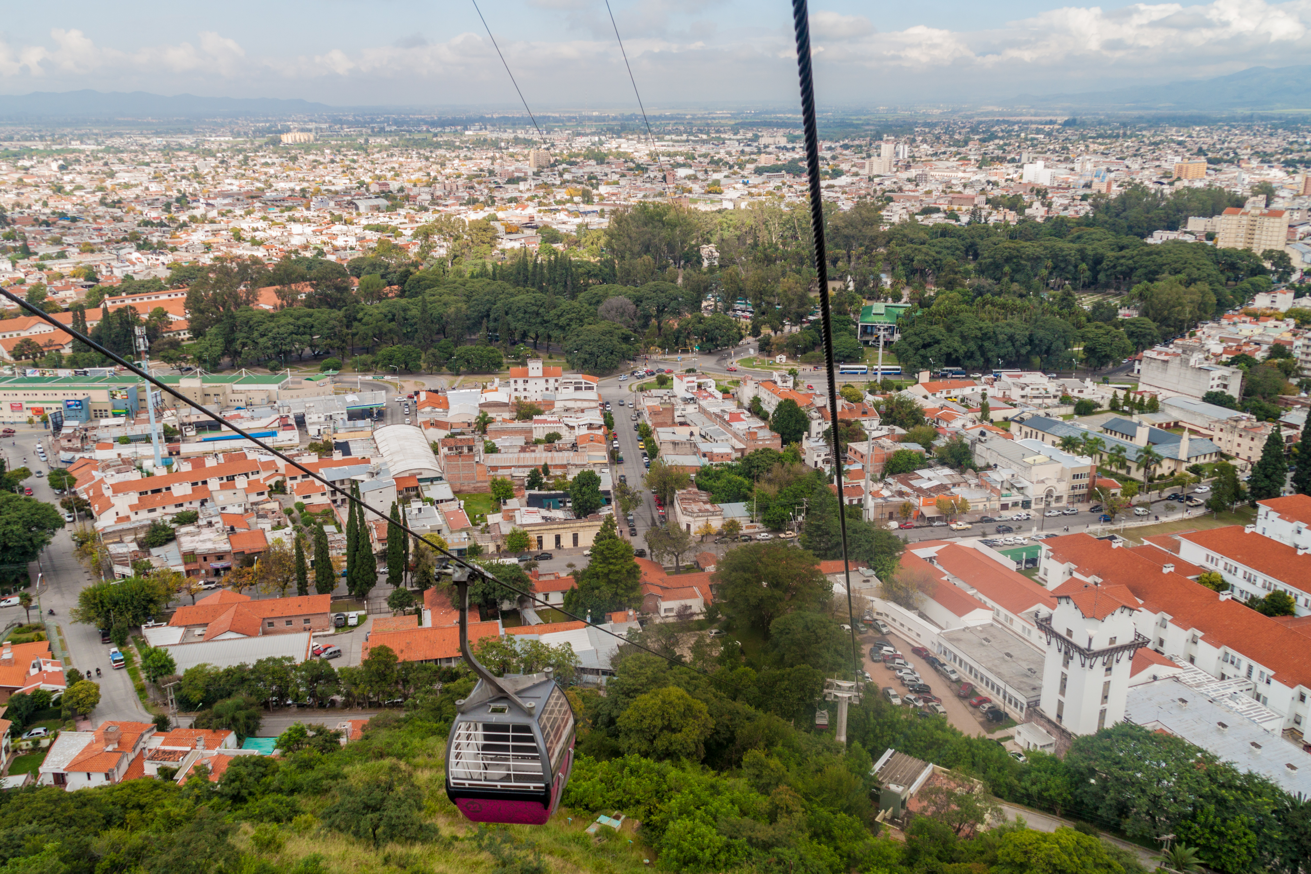 Ride the cable car for a spectacular view of Salta