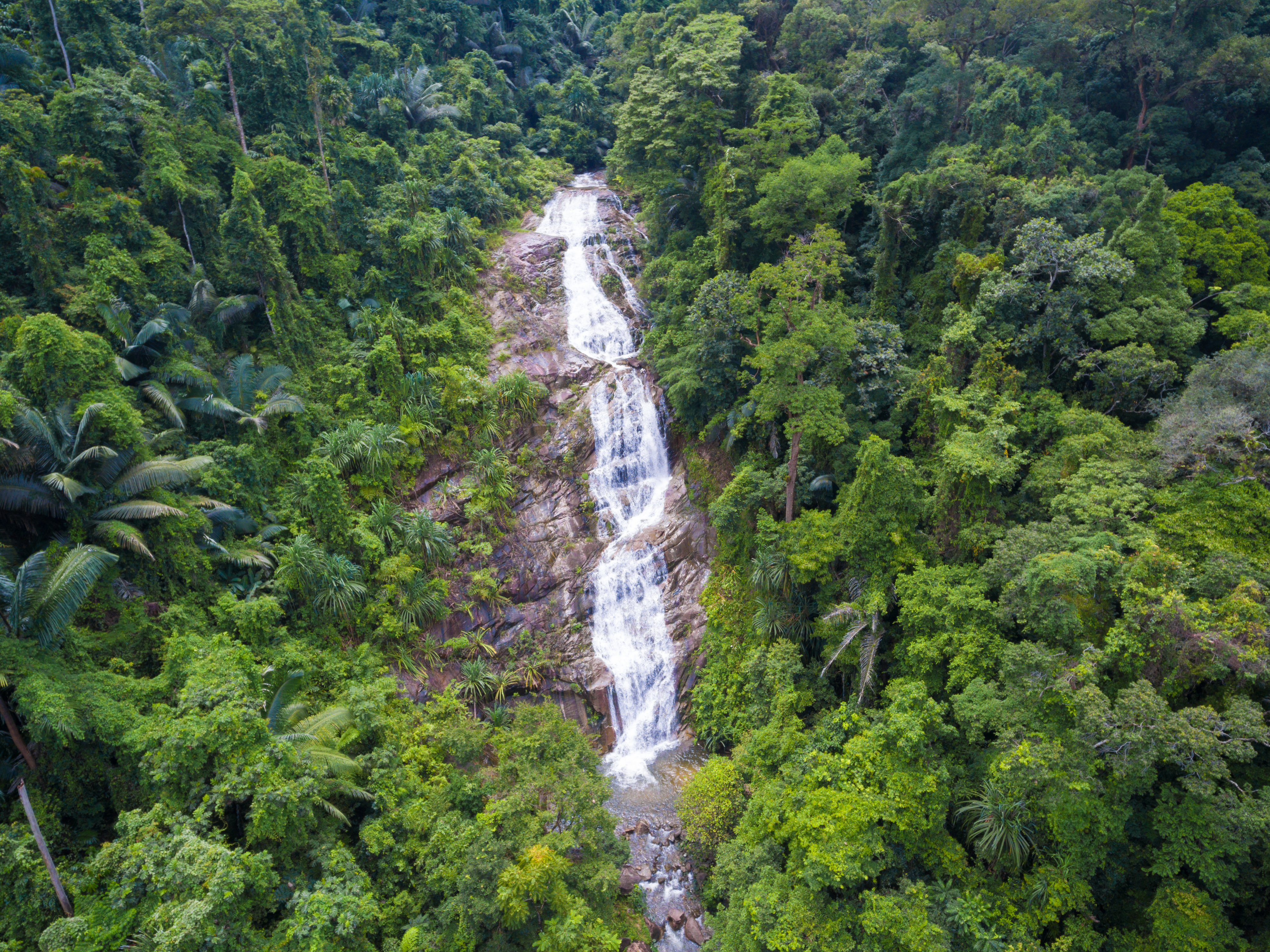 Hike to a beautiful waterfall in Krabi
