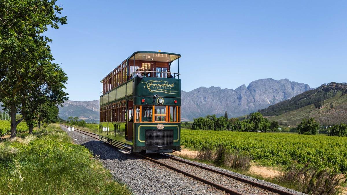 Explore Franschhoek's vineyards by tram