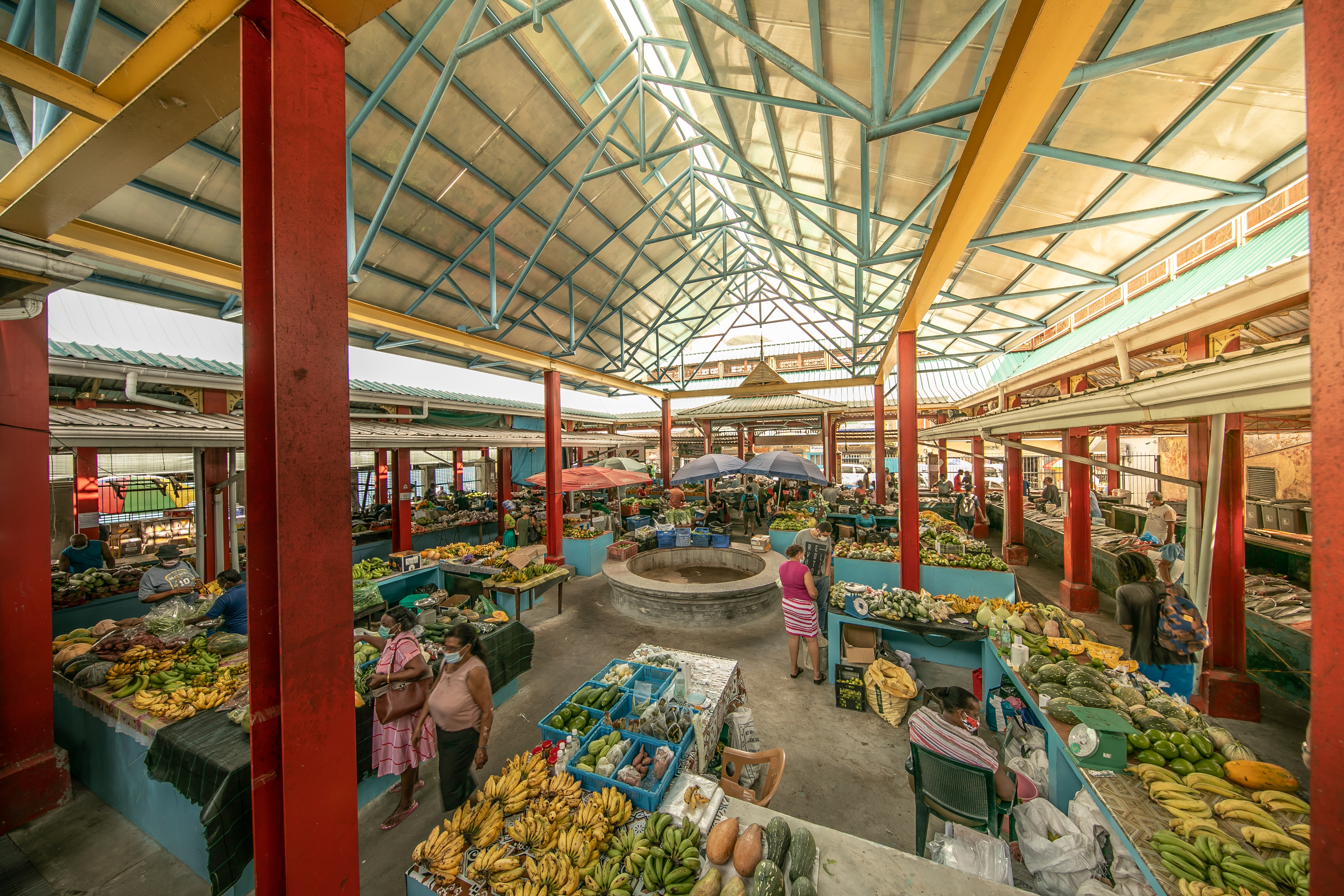 Visit the colourful Victoria Market, Seychelles