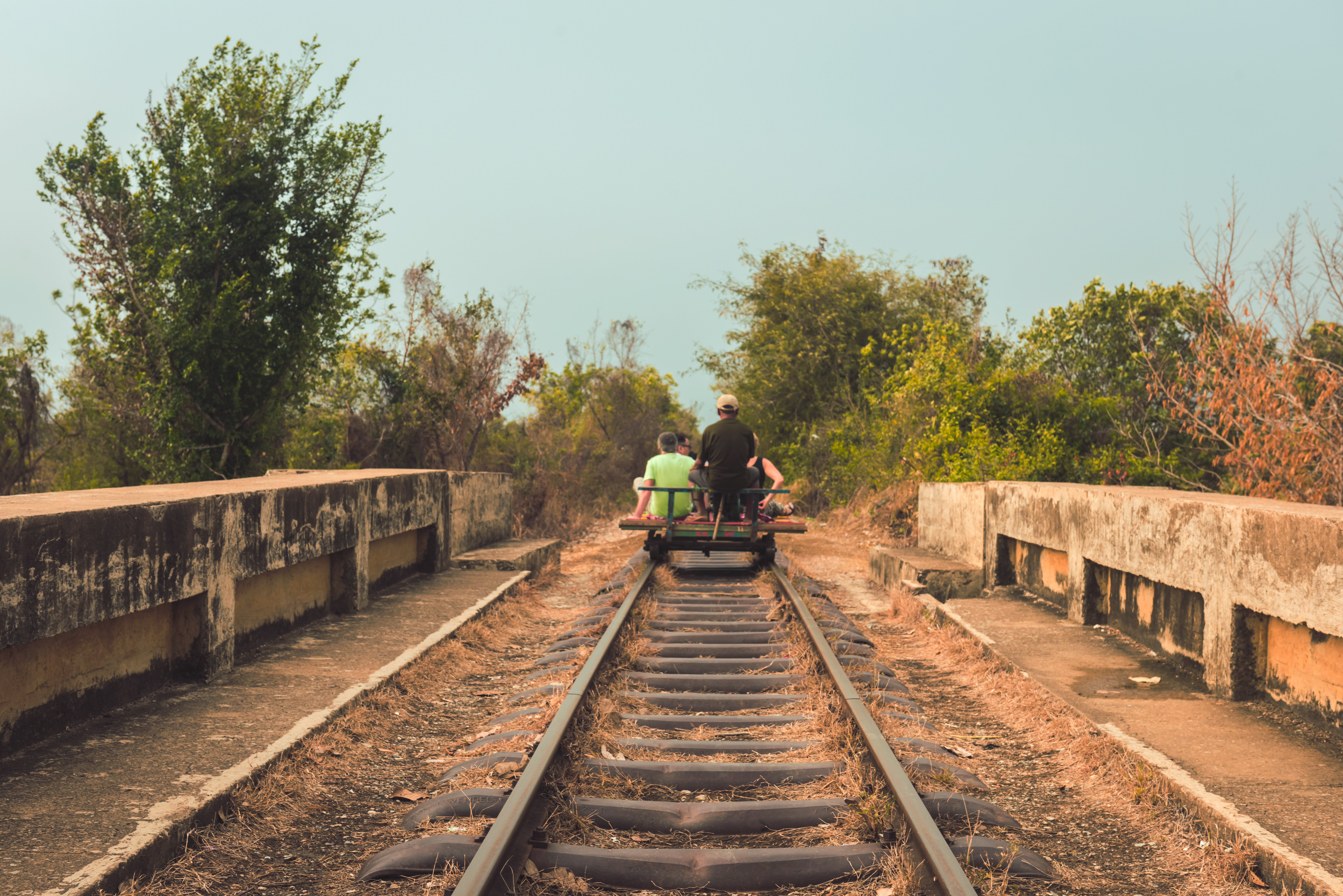 Ride the Battambang Bamboo Train