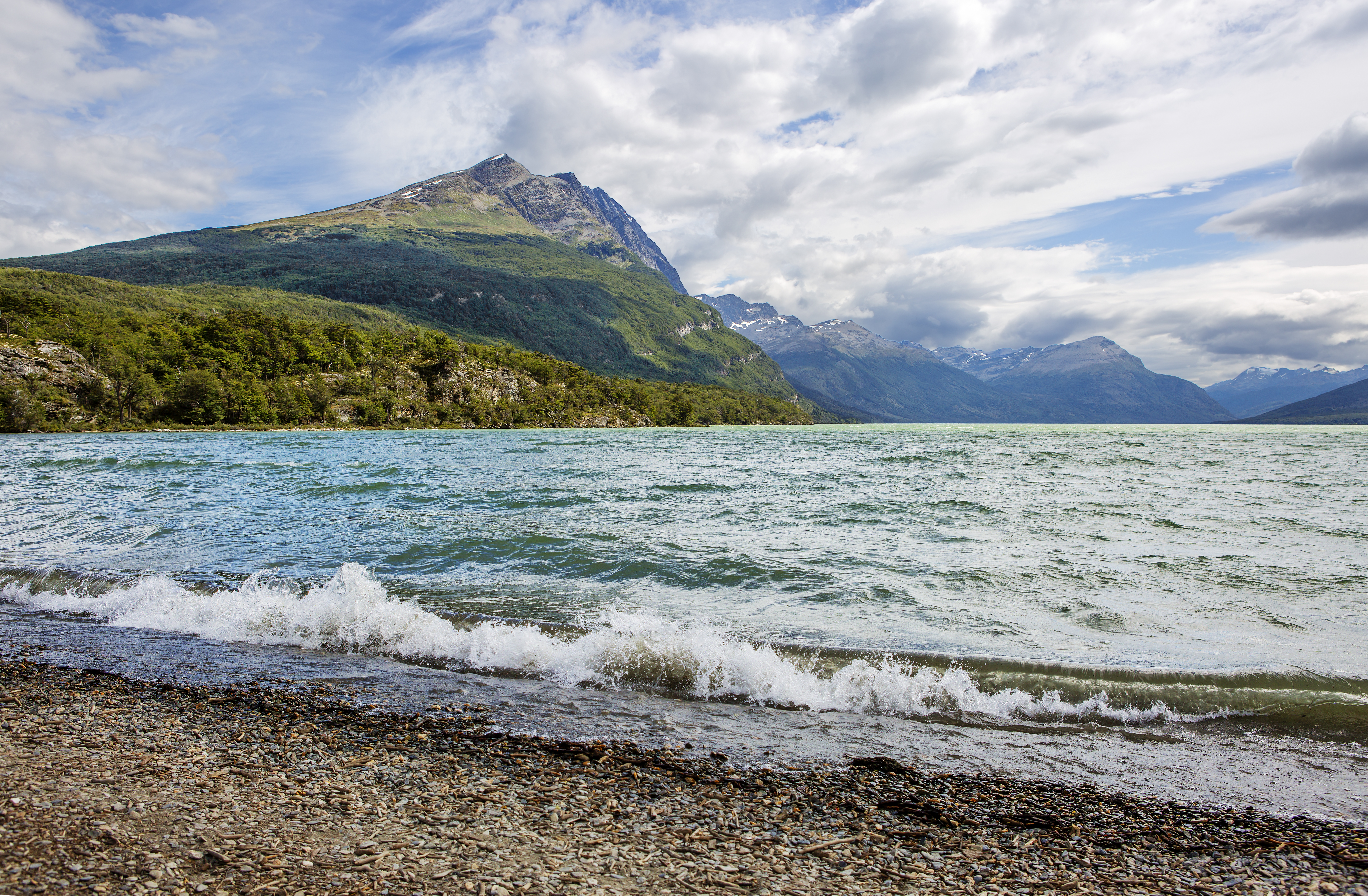 Canoe across Patagonian lakes in Ushuaia 