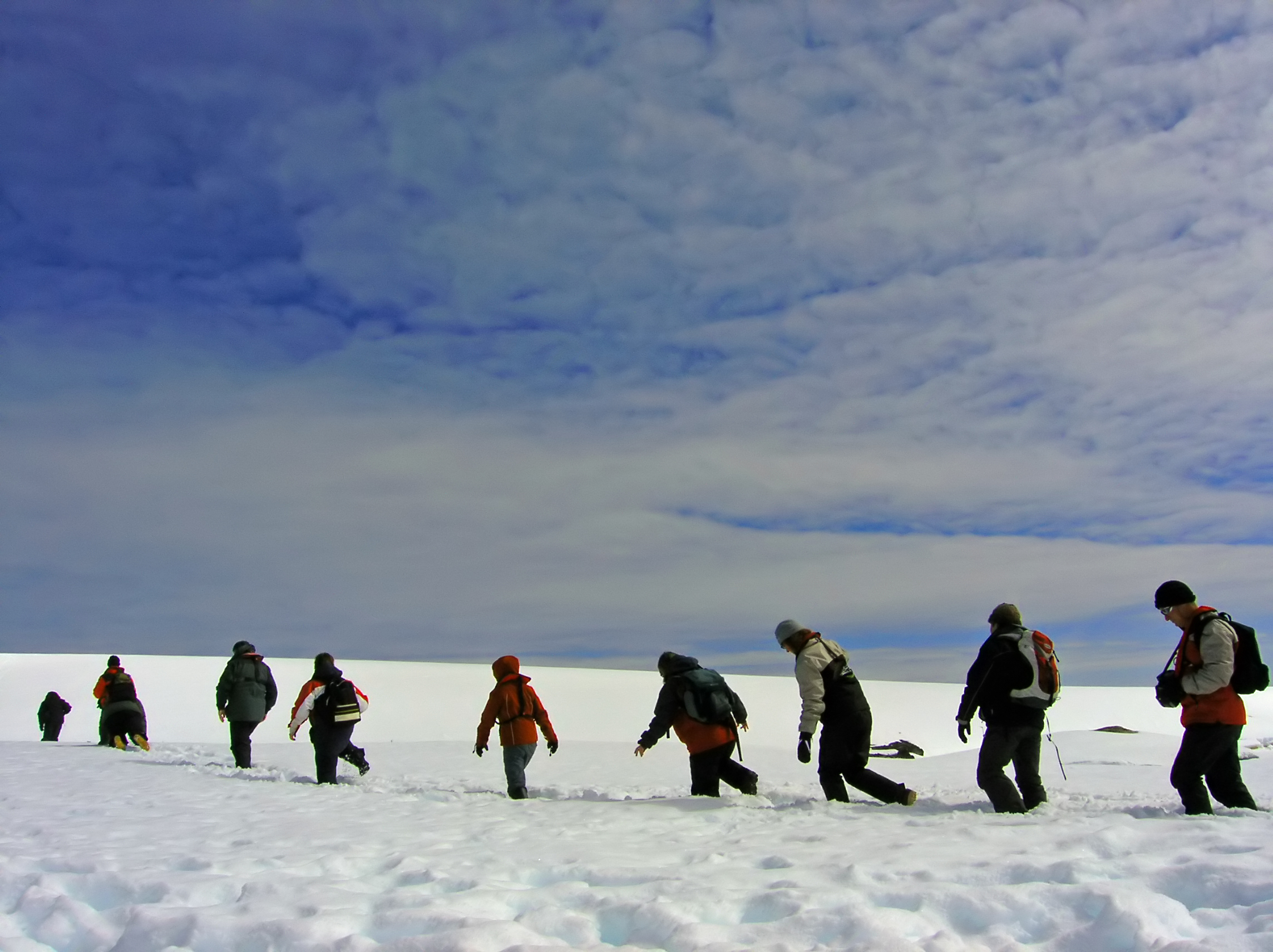 Hike the mountains and glaciers of Antarctica