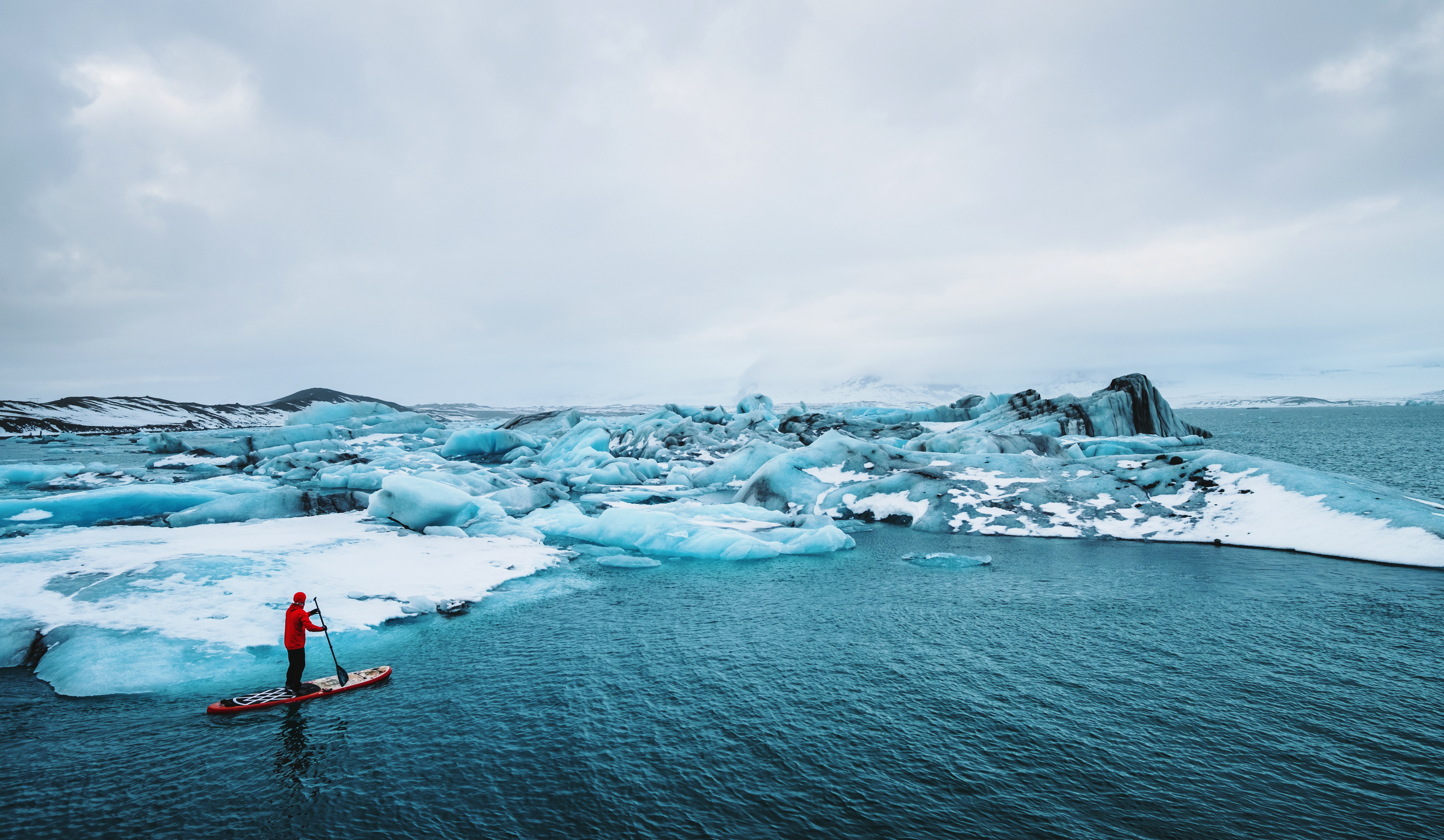 Go on a stand-up paddle board in Antarctica