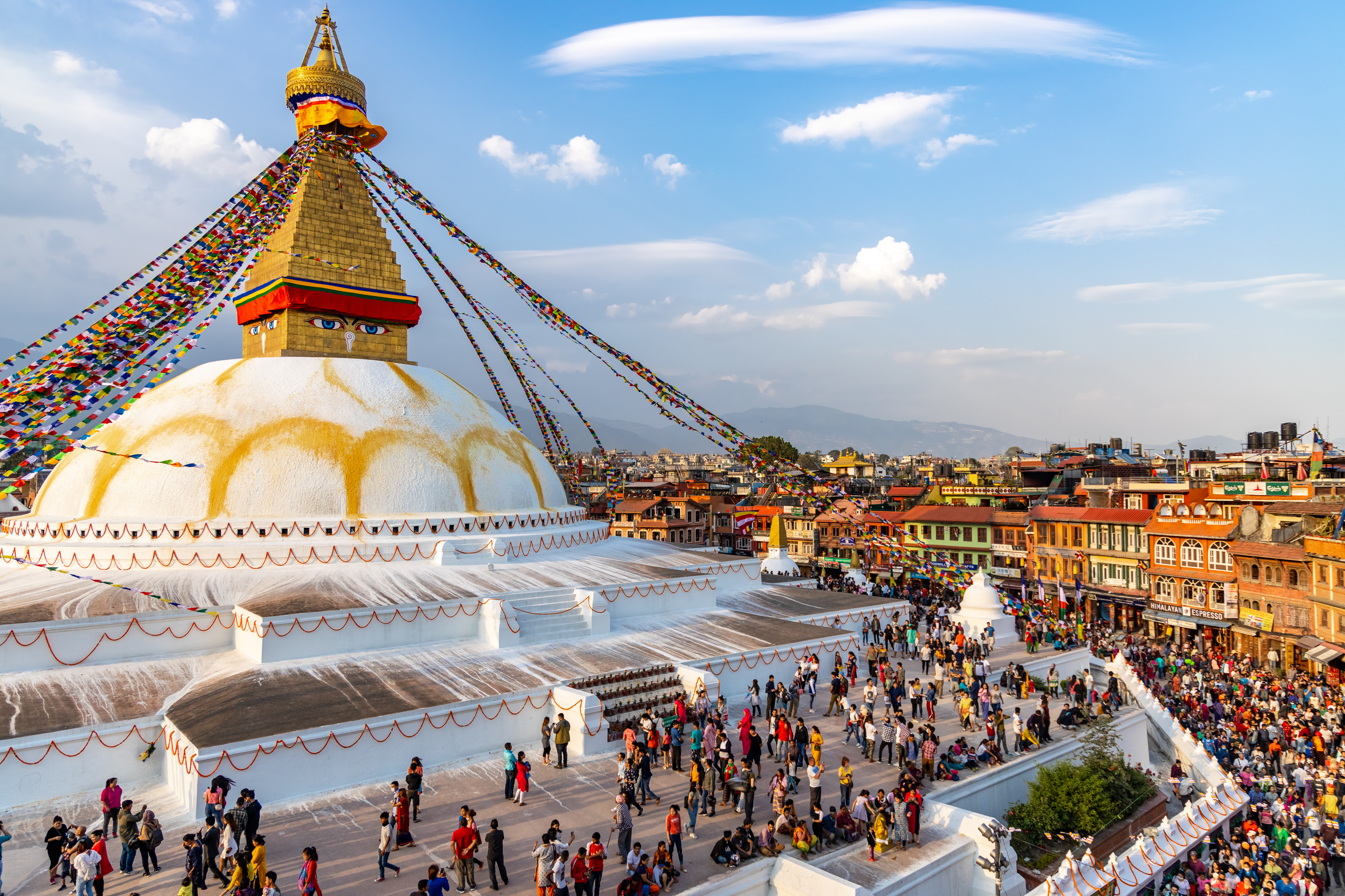 Visit the Boudhanath Stupa