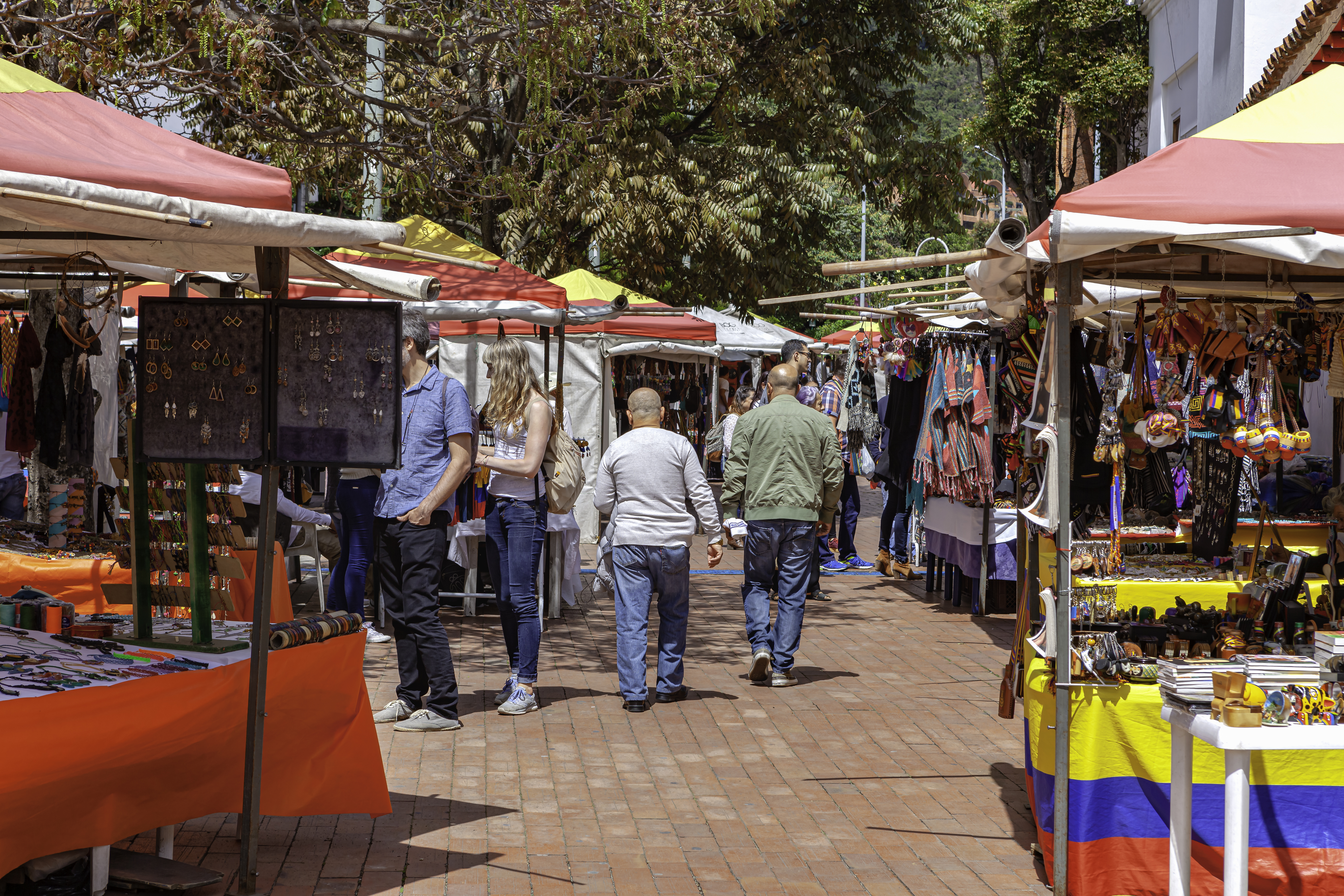 Take a walk around the Usaquén Market in Bogotá