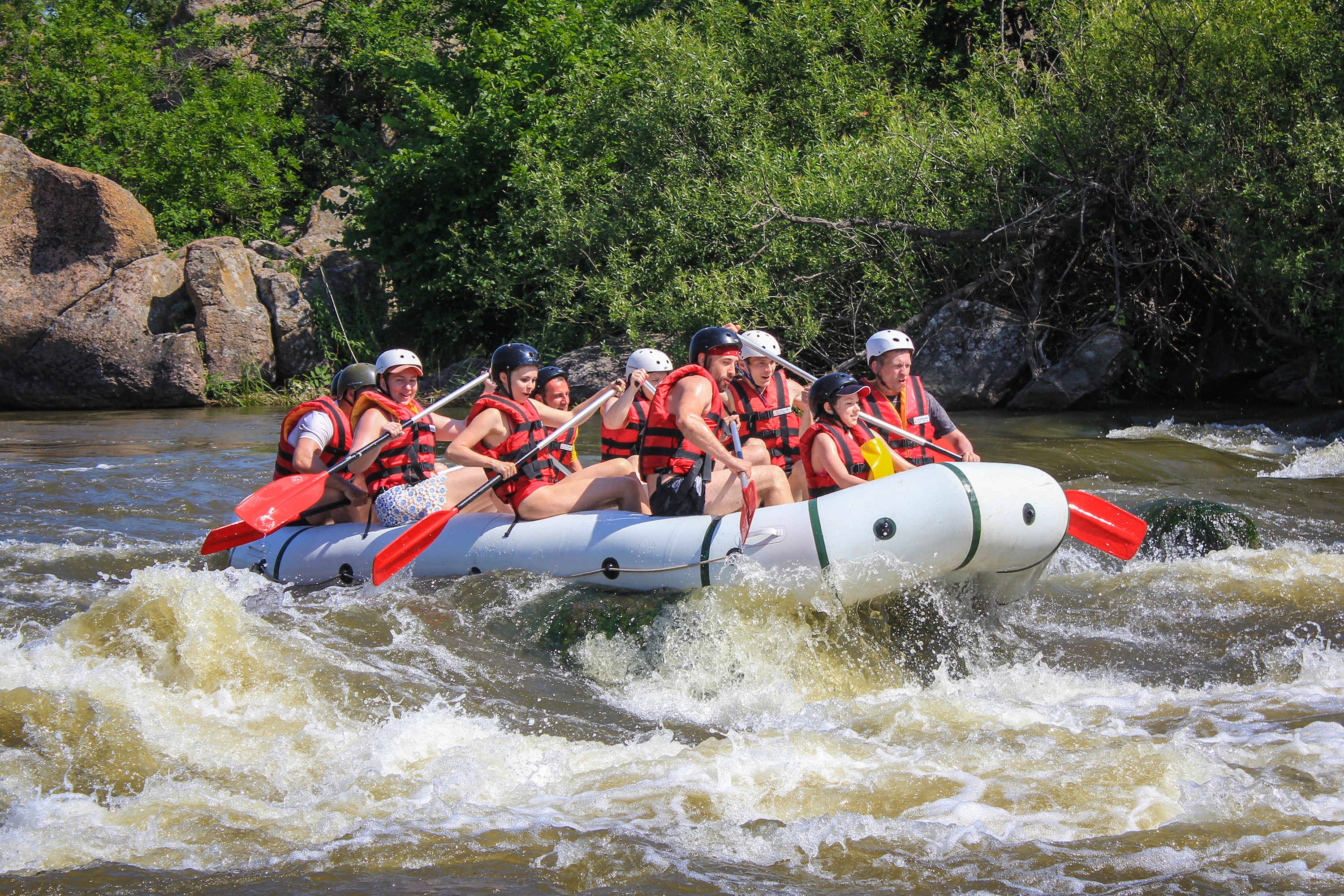 Class III whitewater rafting on the Rio Sarapiquí