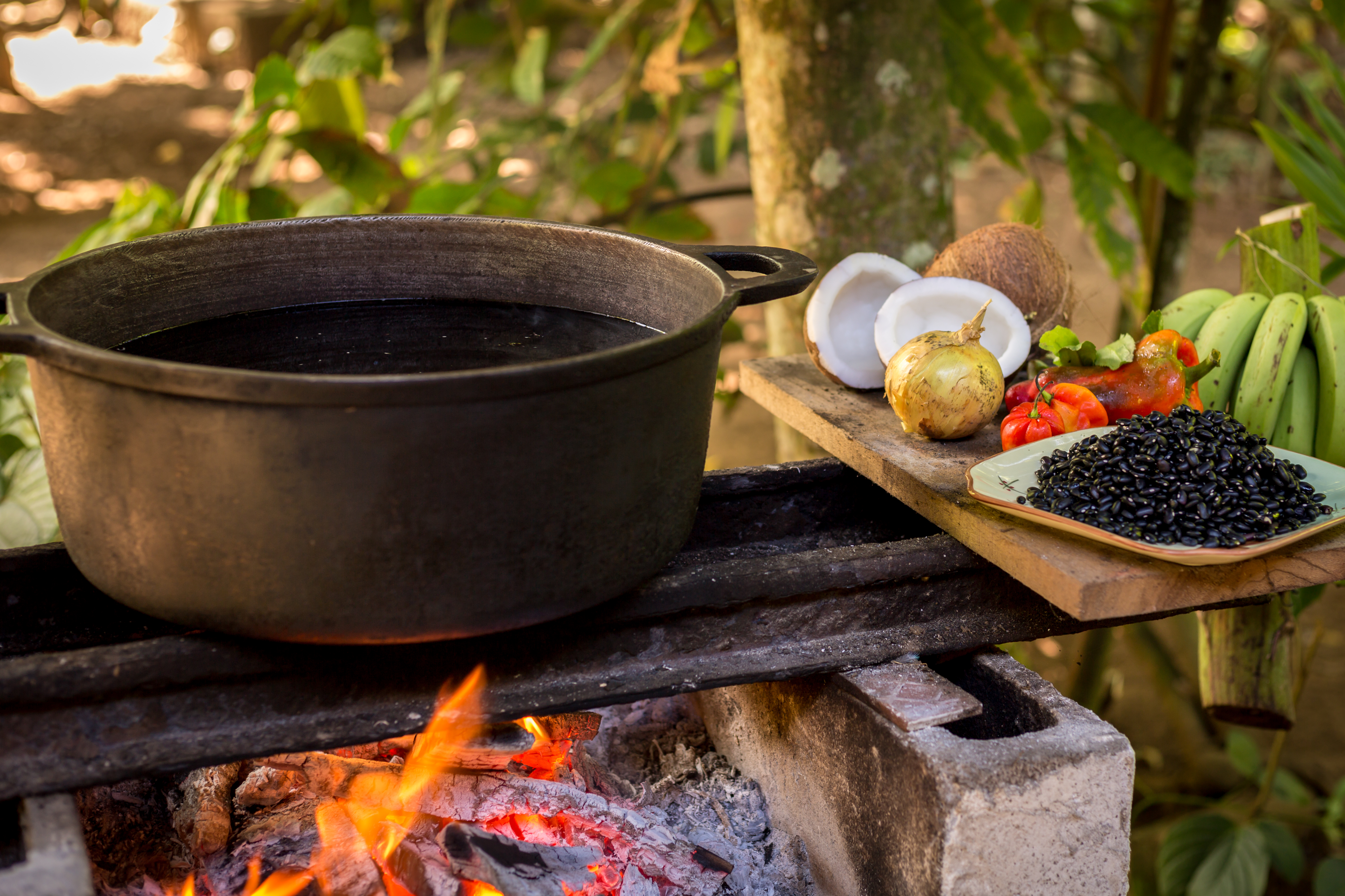 Have a traditional tico lunch in Manuel Antonio