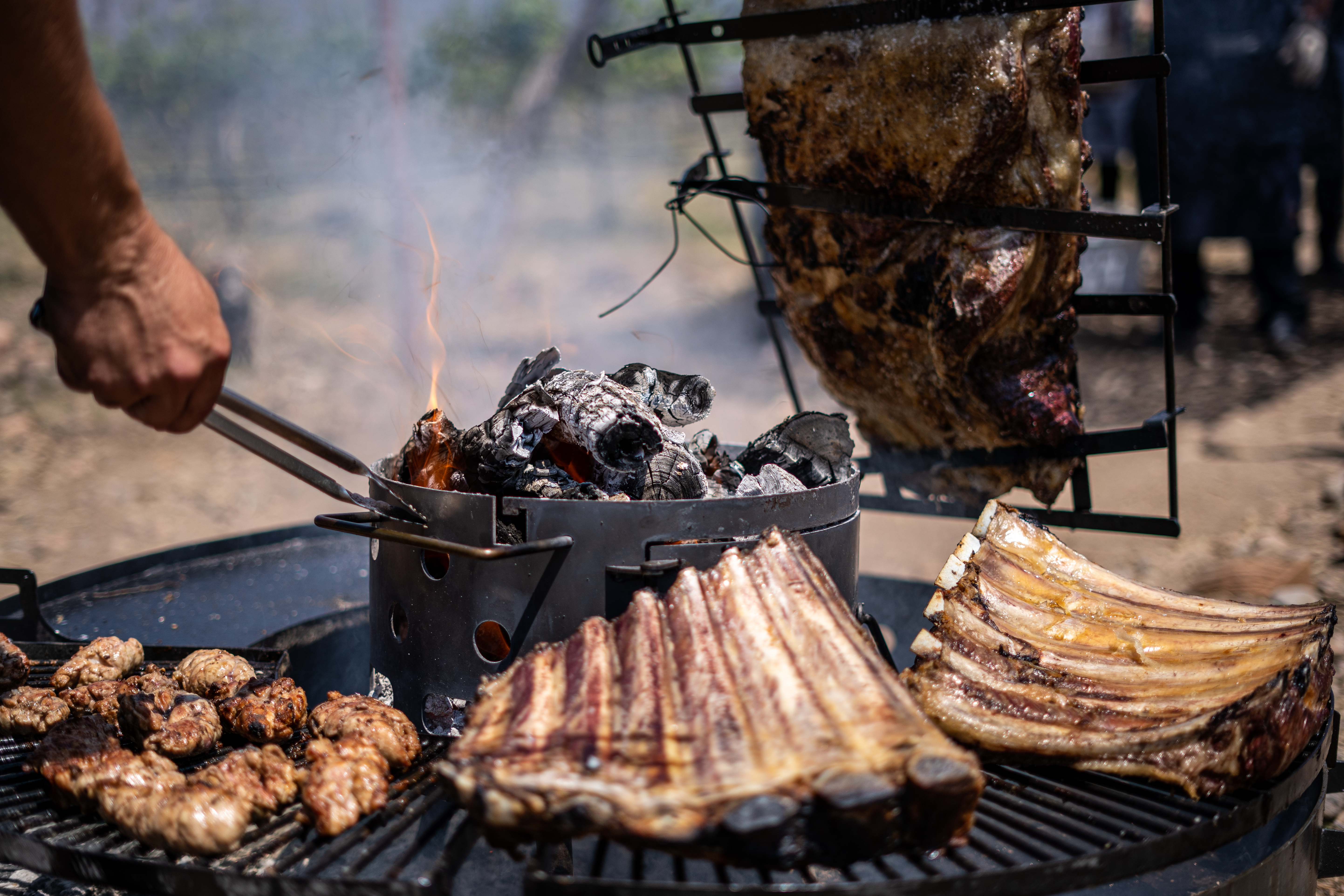Enjoy a traditional barbecue in Peninsula Valdes