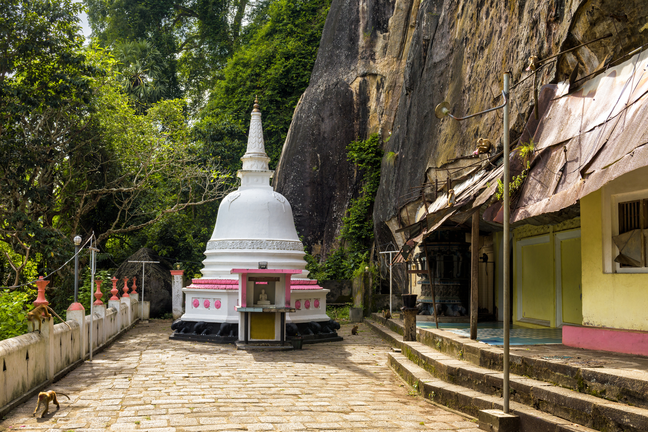 Visit the Mulkirigala cave temple in Tangalle