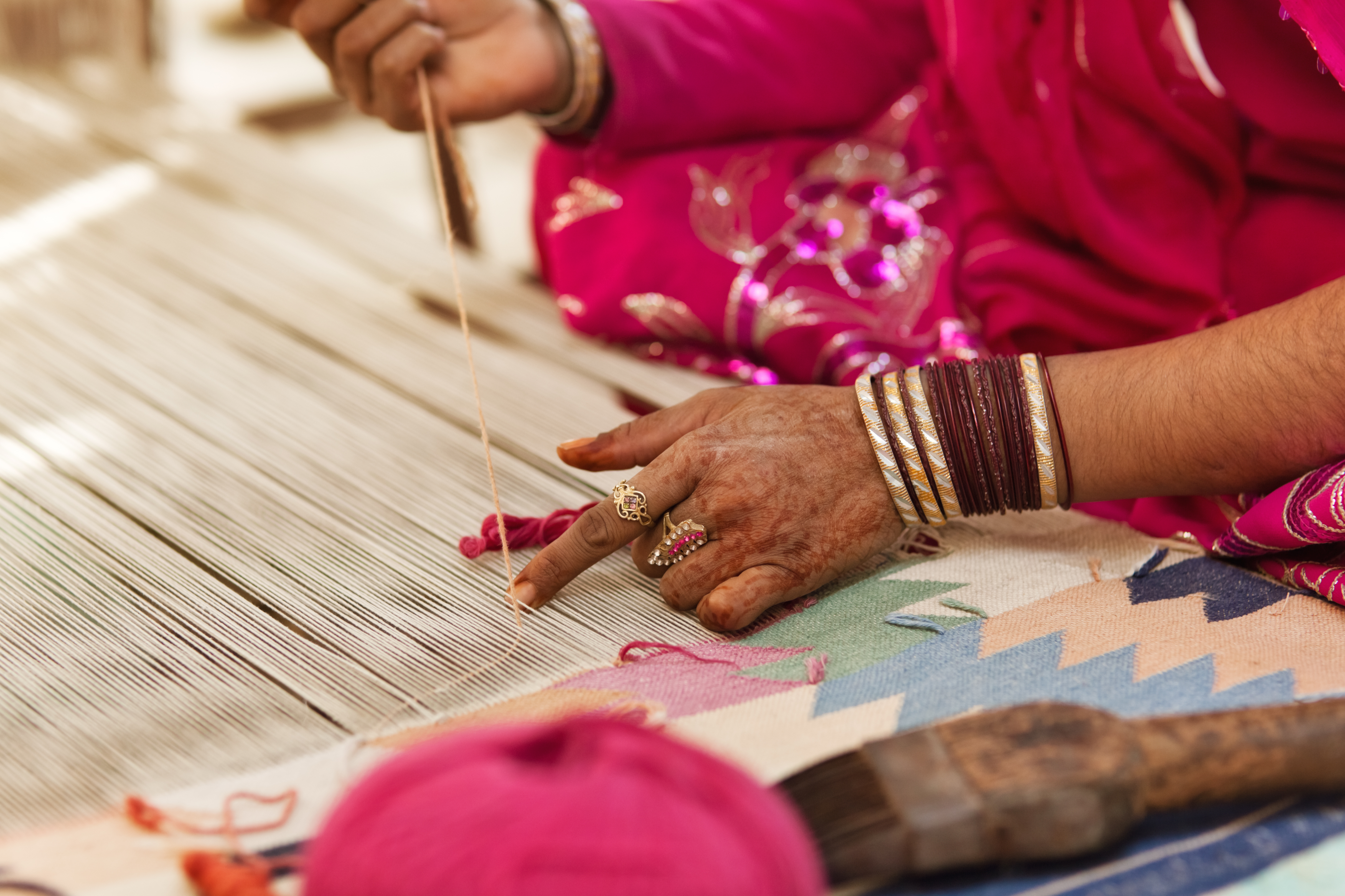 Learn about Chettinad's local handloom workshops