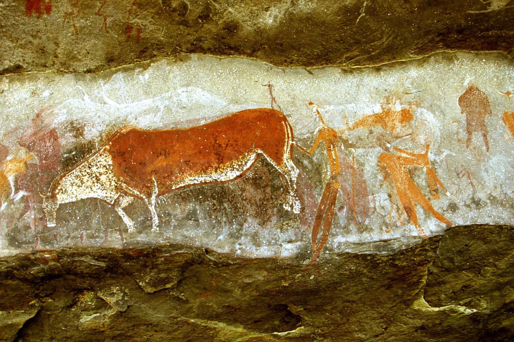See rock art in ancient caves in the Drakensberg
