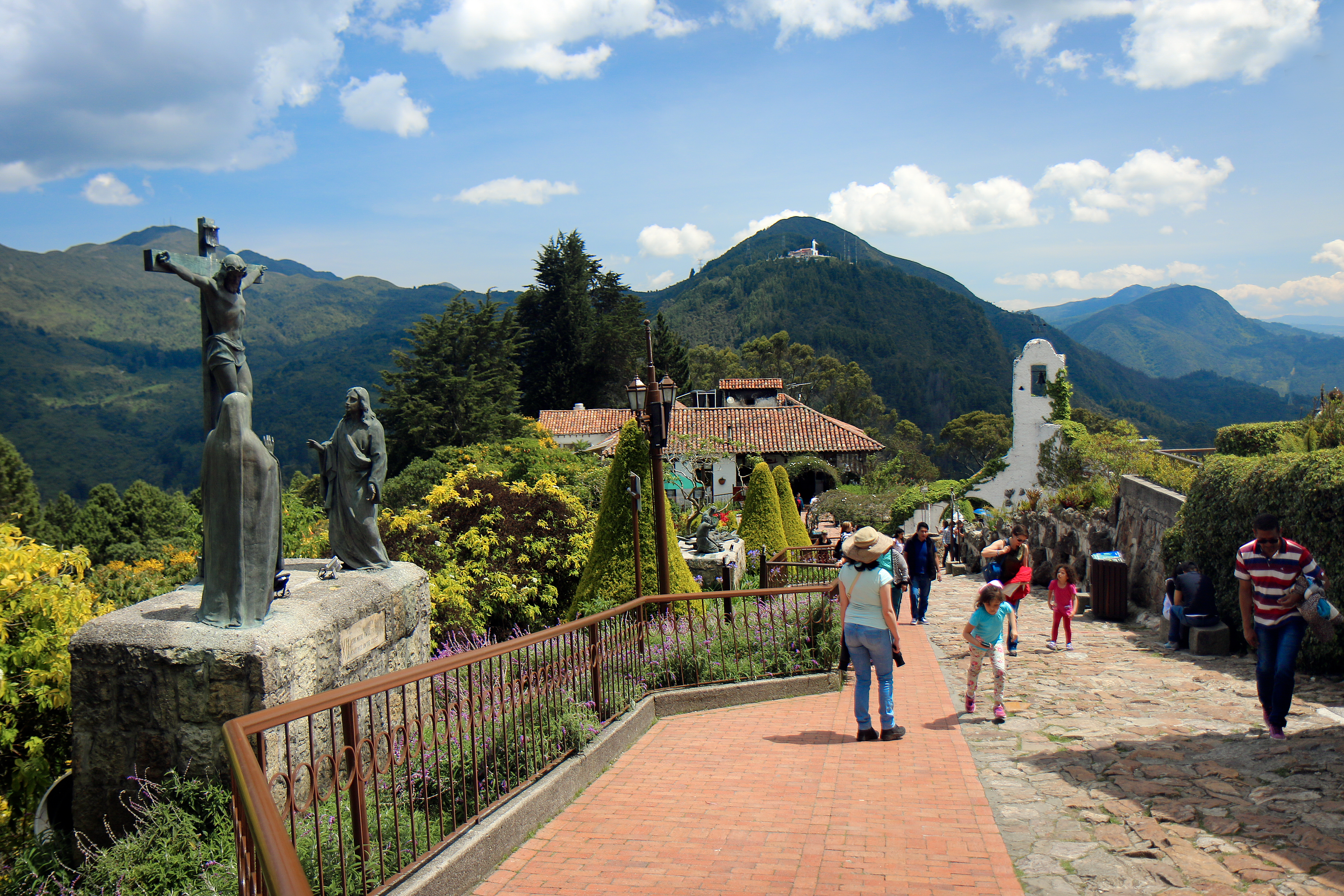 Go on a hike up Bogota's Monserrate mountain range
