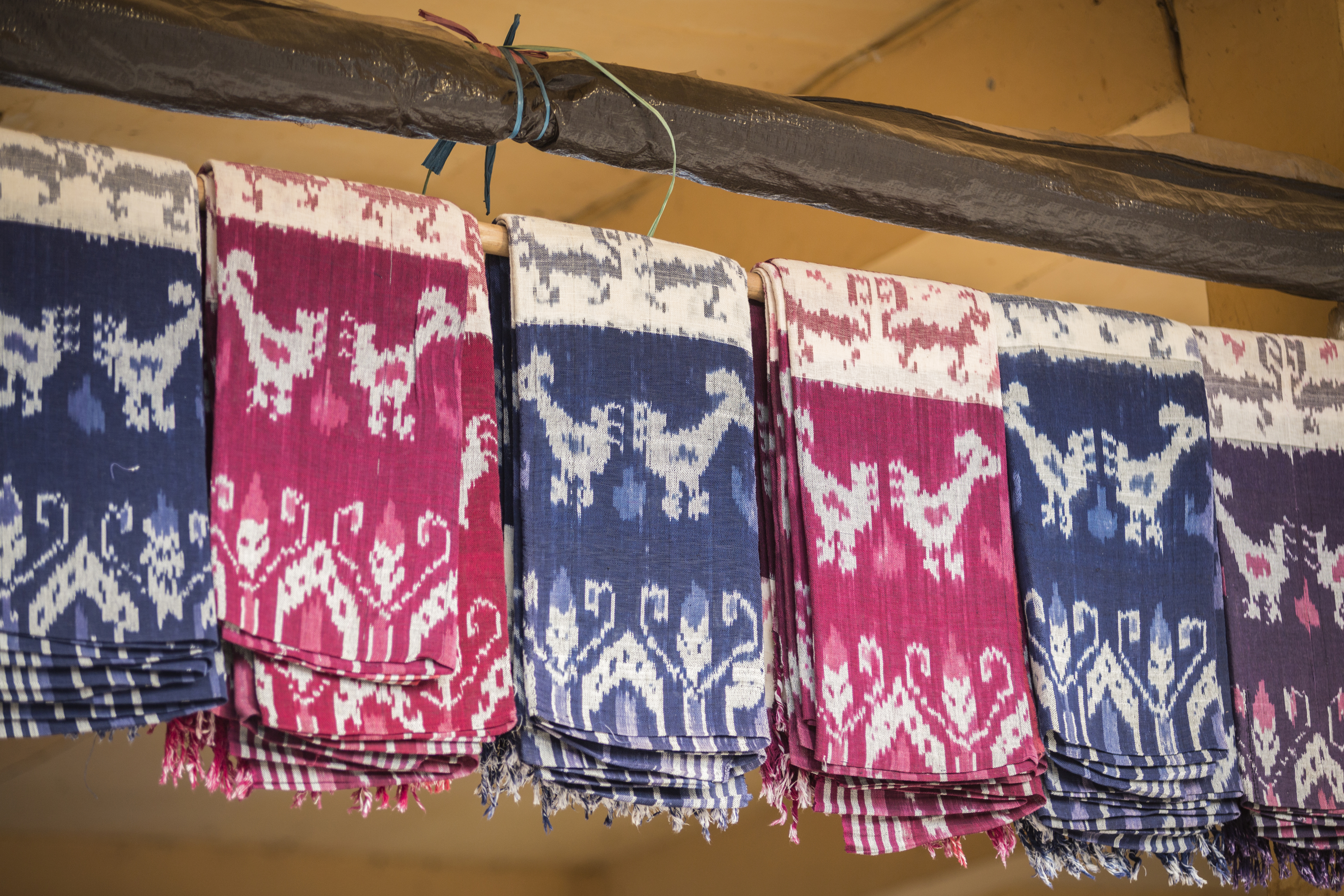Find local handicrafts at Waikabubak market
