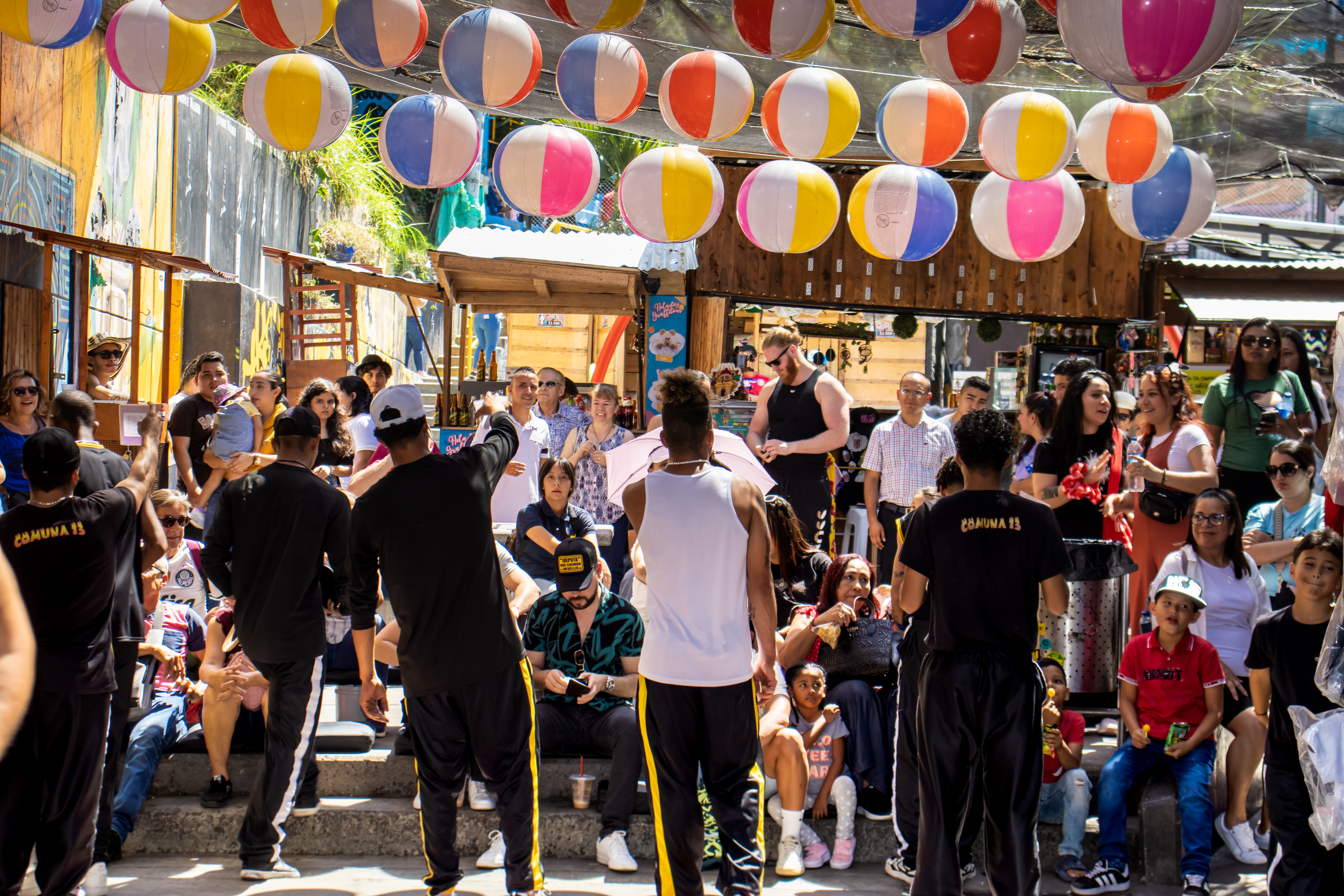 Enjoy a break dance show in Medellin