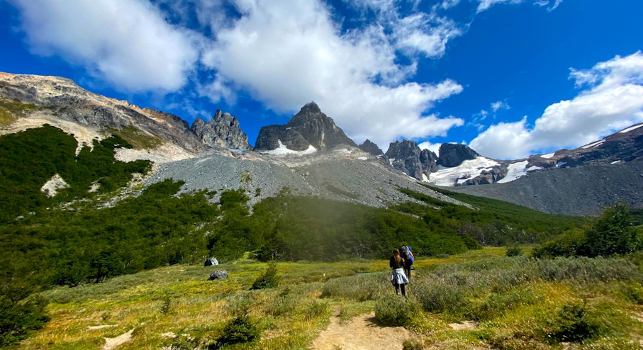 Hike the Laguna Duff mountain trail 