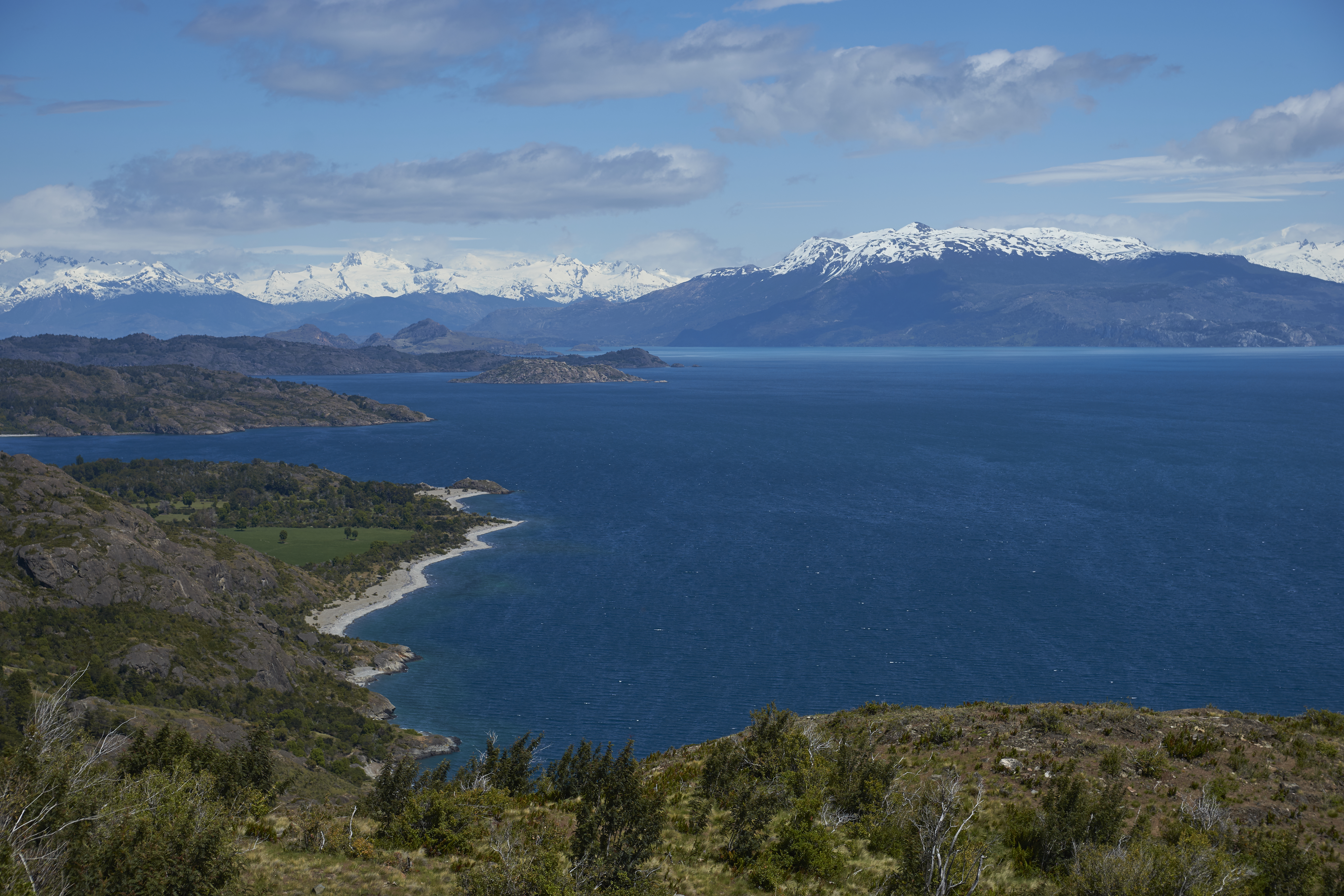 Cycle past the Lago General Carrera to Tranquilo