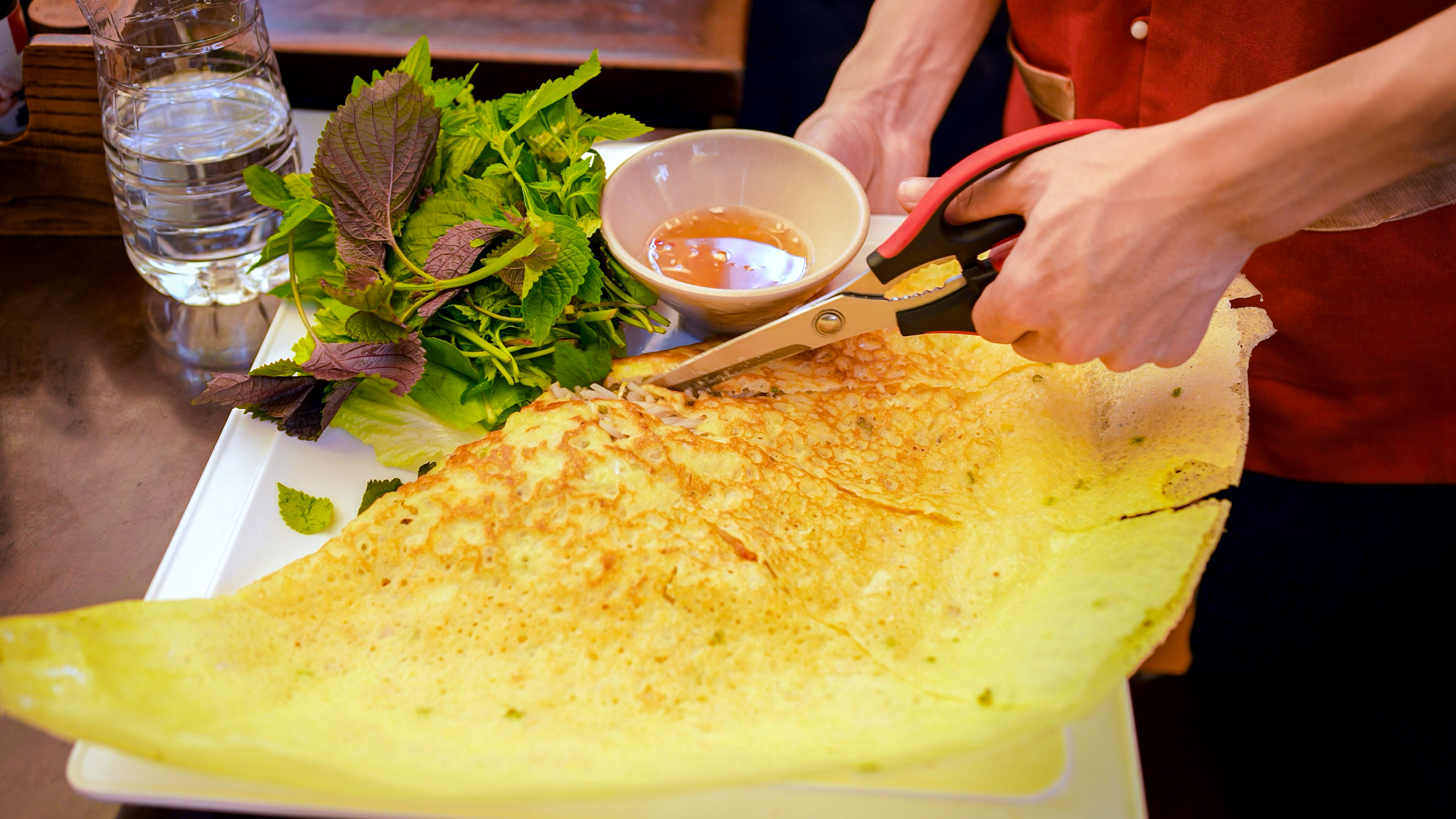 Join a cooking demonstration with Banh Xeo 