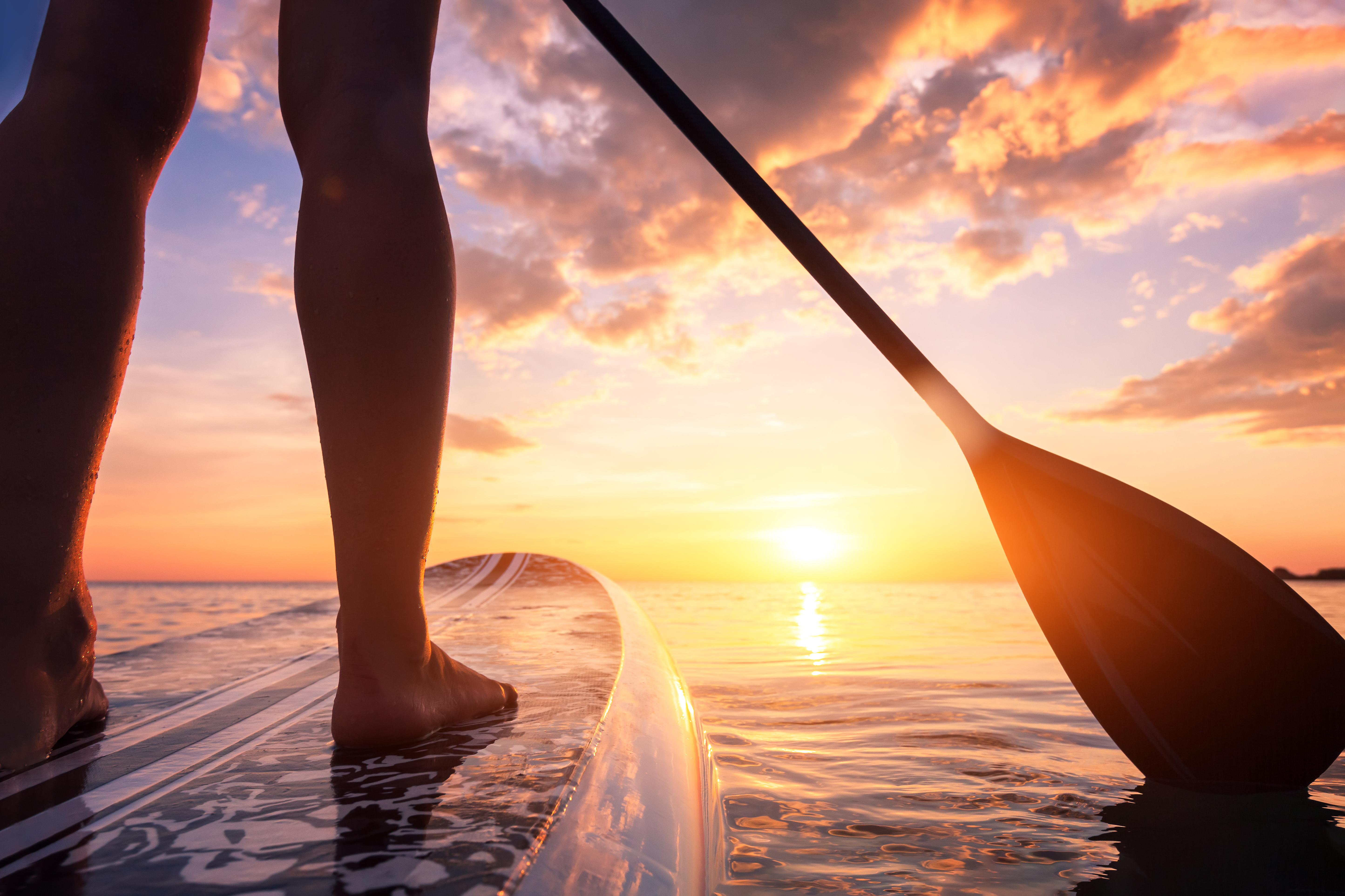 SUP across the pristine waters of Ilha Grande