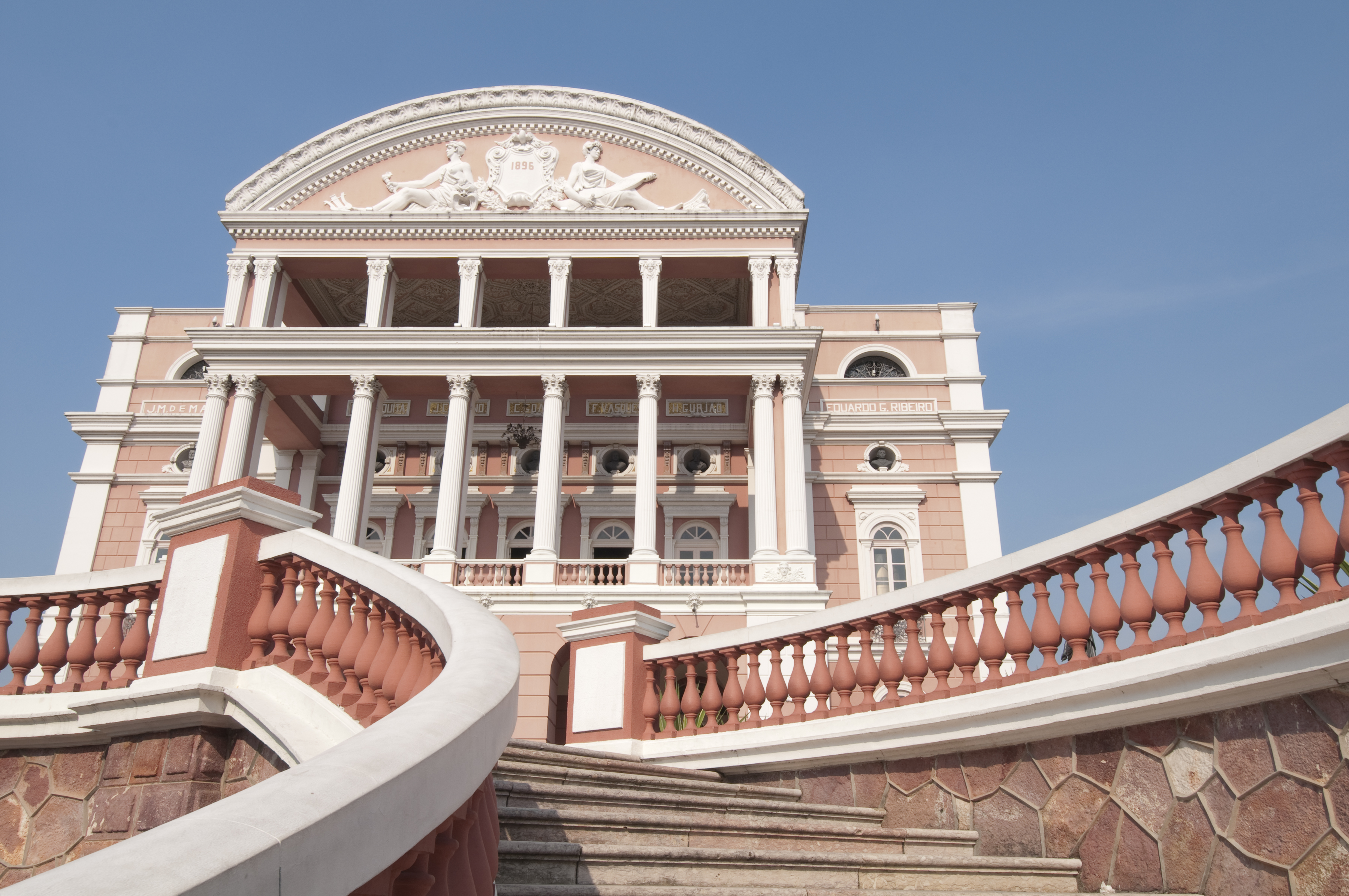 Visit the historic opera house in Manaus