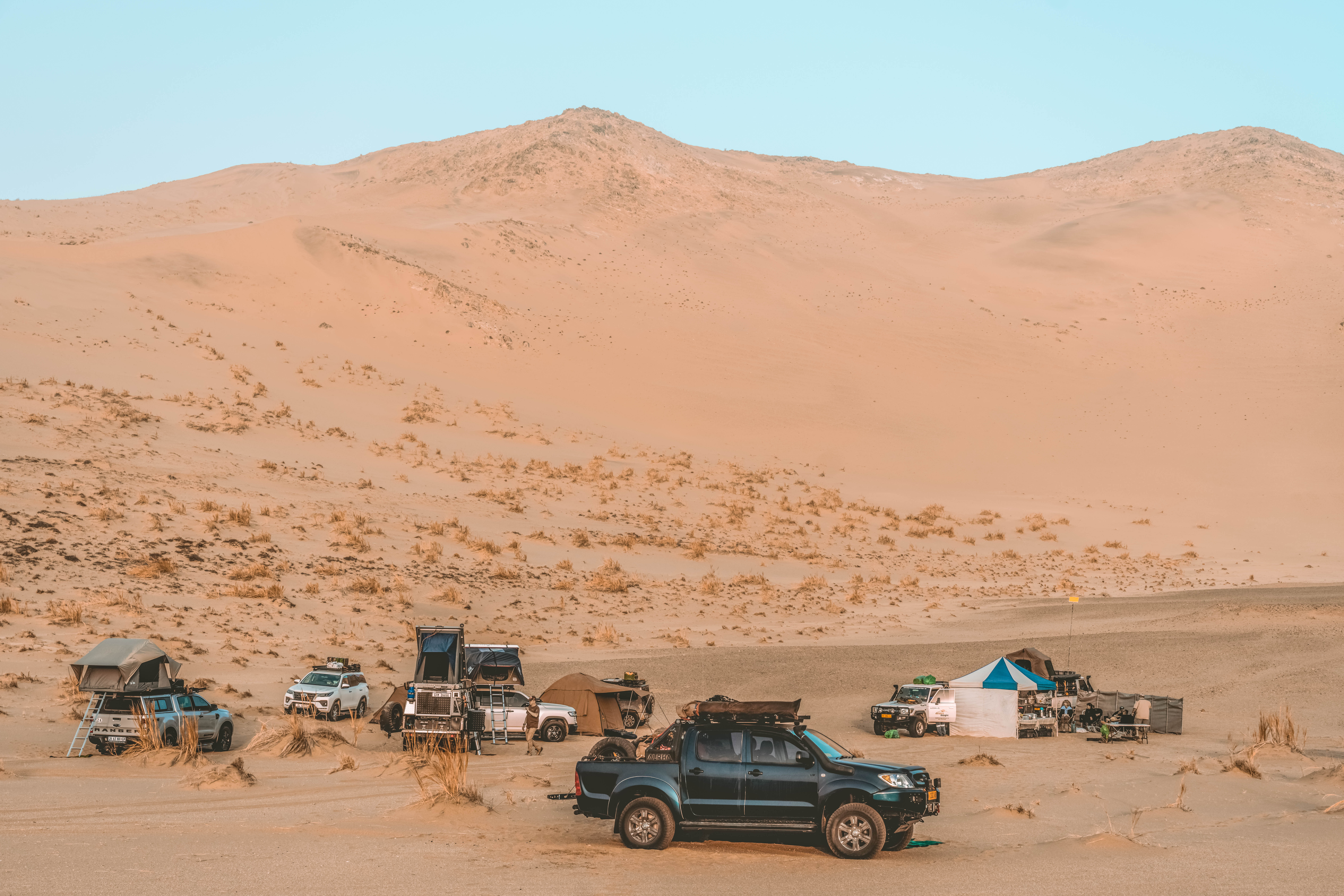 Enjoy a scenic desert lunch