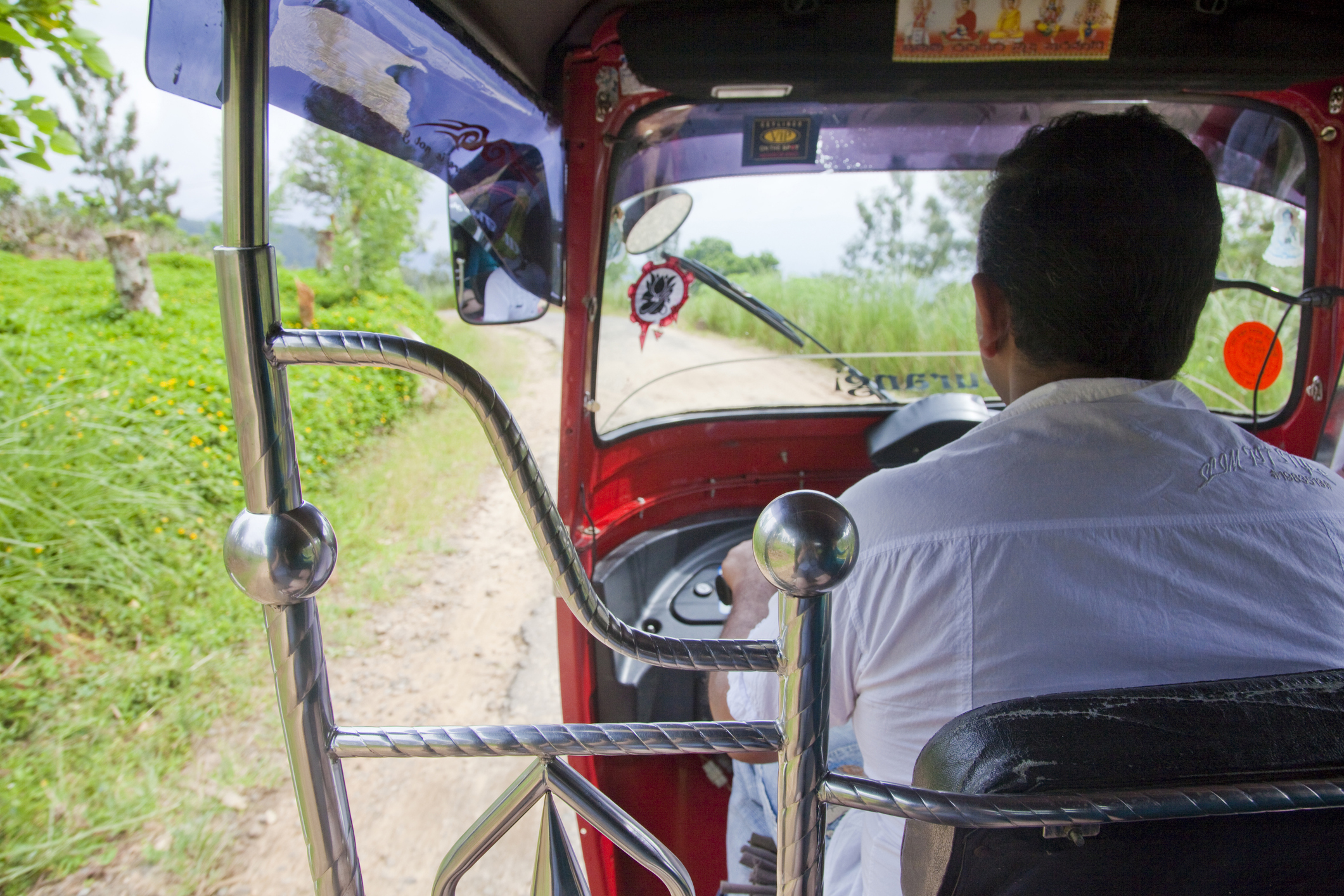 Take a Tuk tuk or a tractor ride 