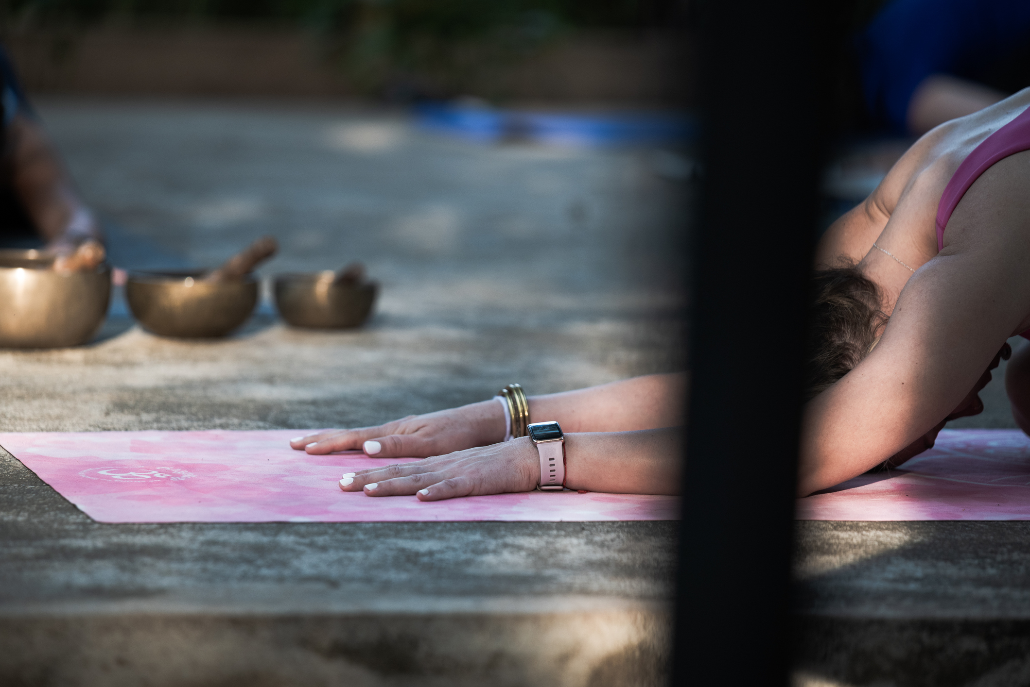 Enjoy a yoga practice 