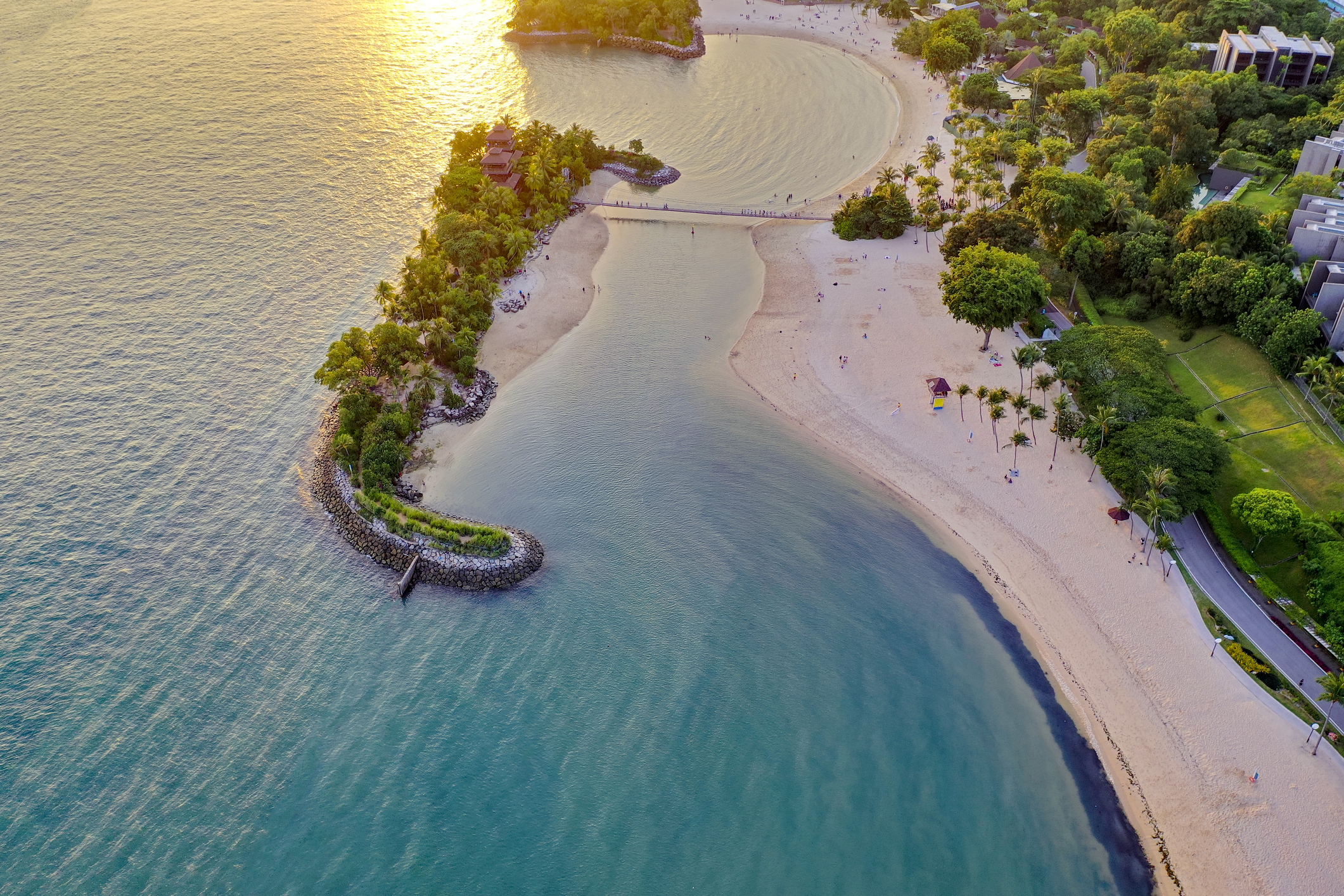 Visit the Sentosa Beach