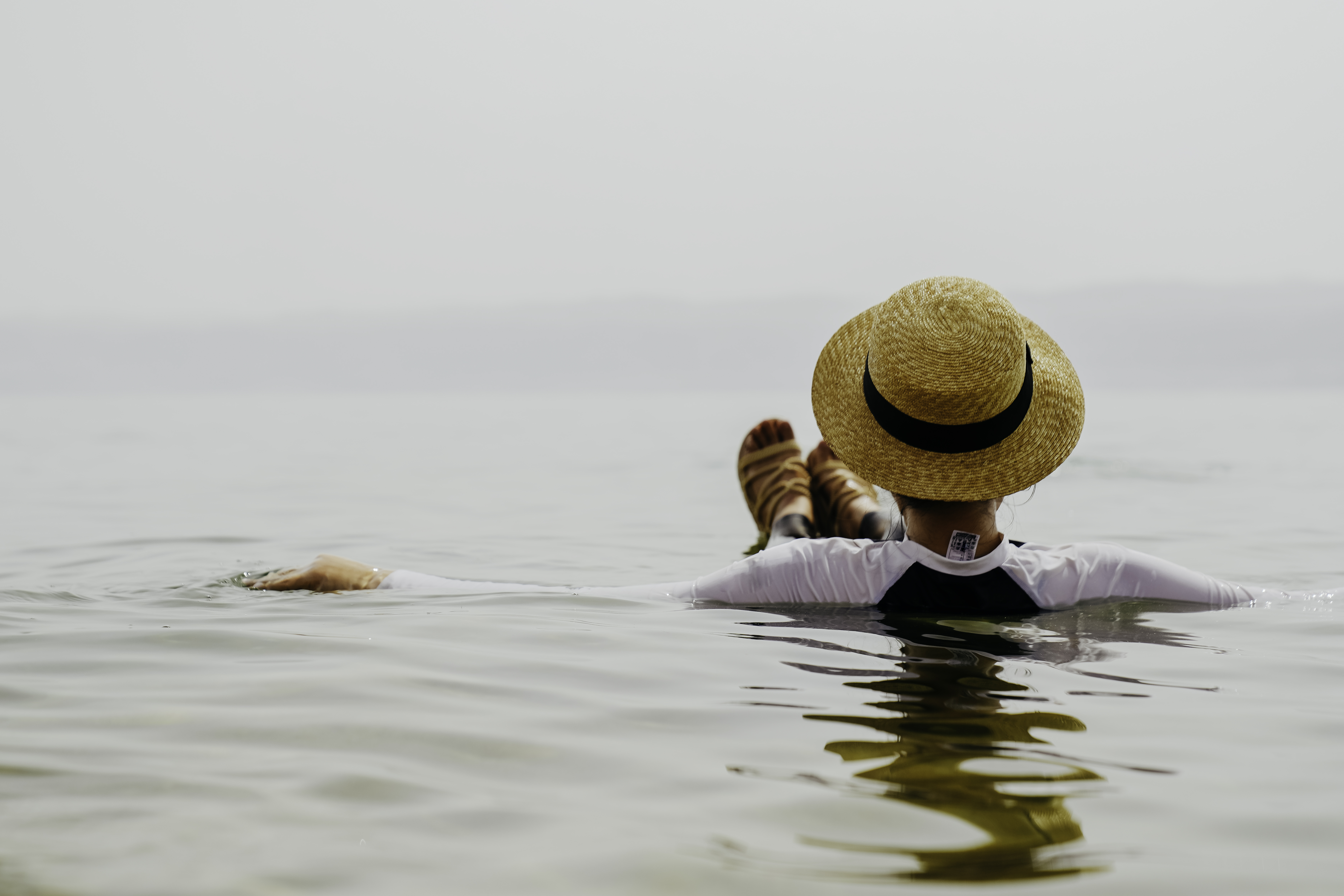 Float in the mineral-rich waters of the Dead Sea