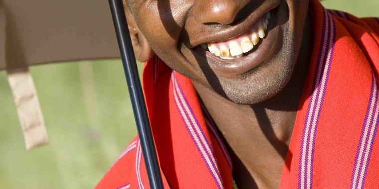 Great interaction with the Masai community