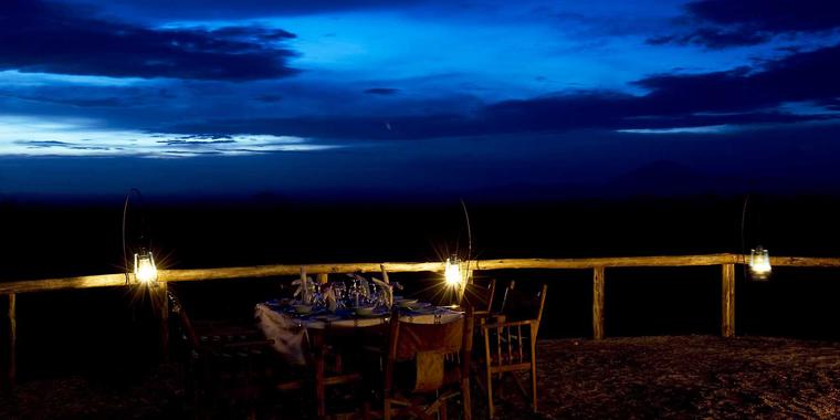 Dinner under the stars