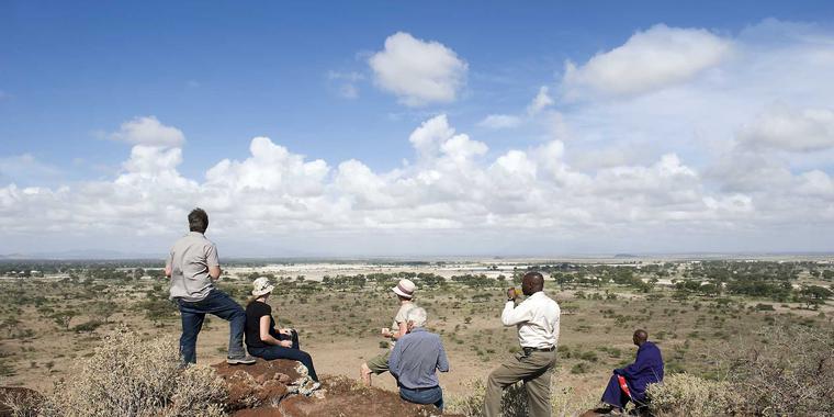 View of the Amboseli plains