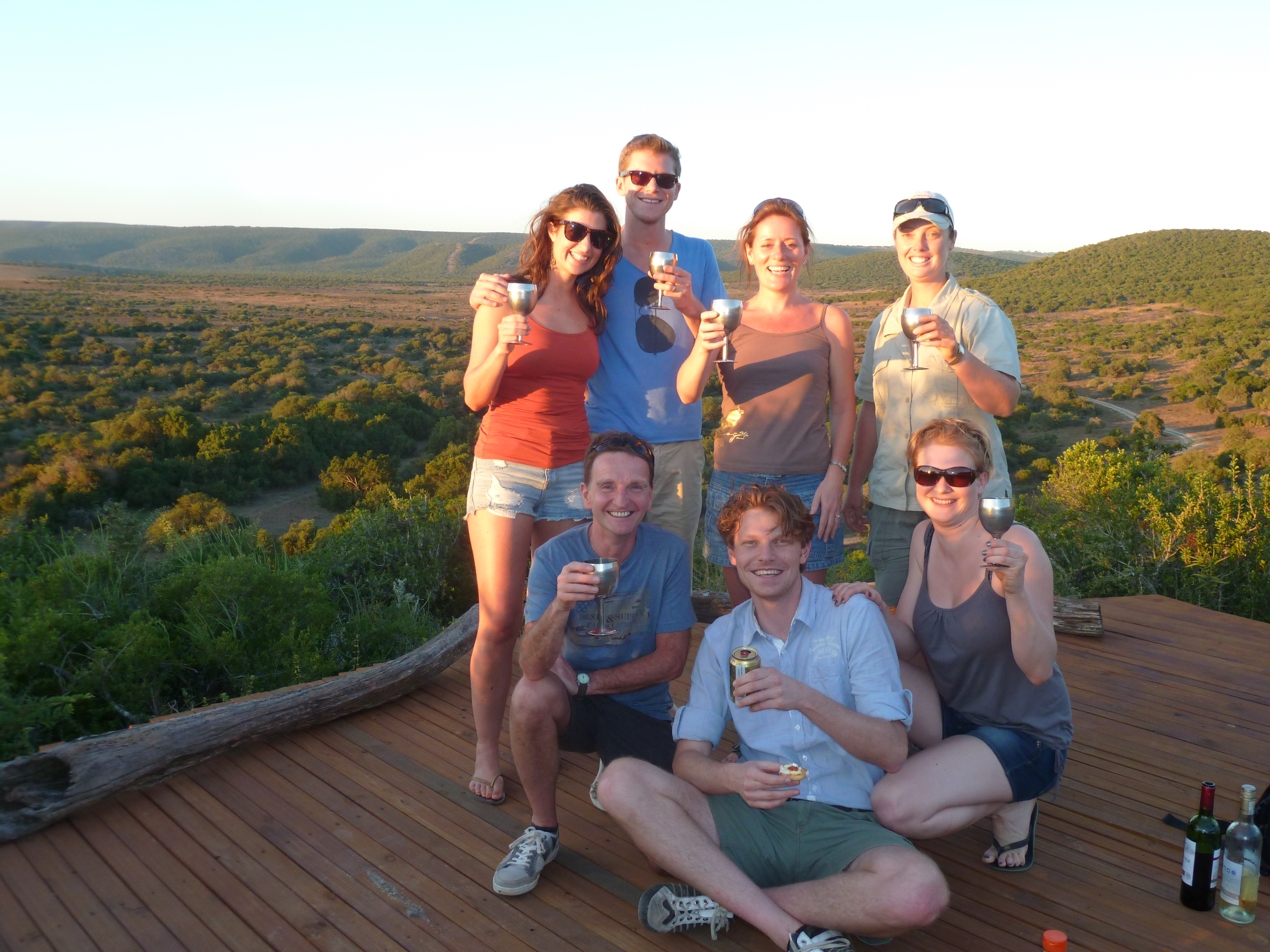 Enjoy drinks out on the reserve