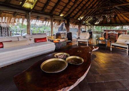 Spacious main area overlooking the plain