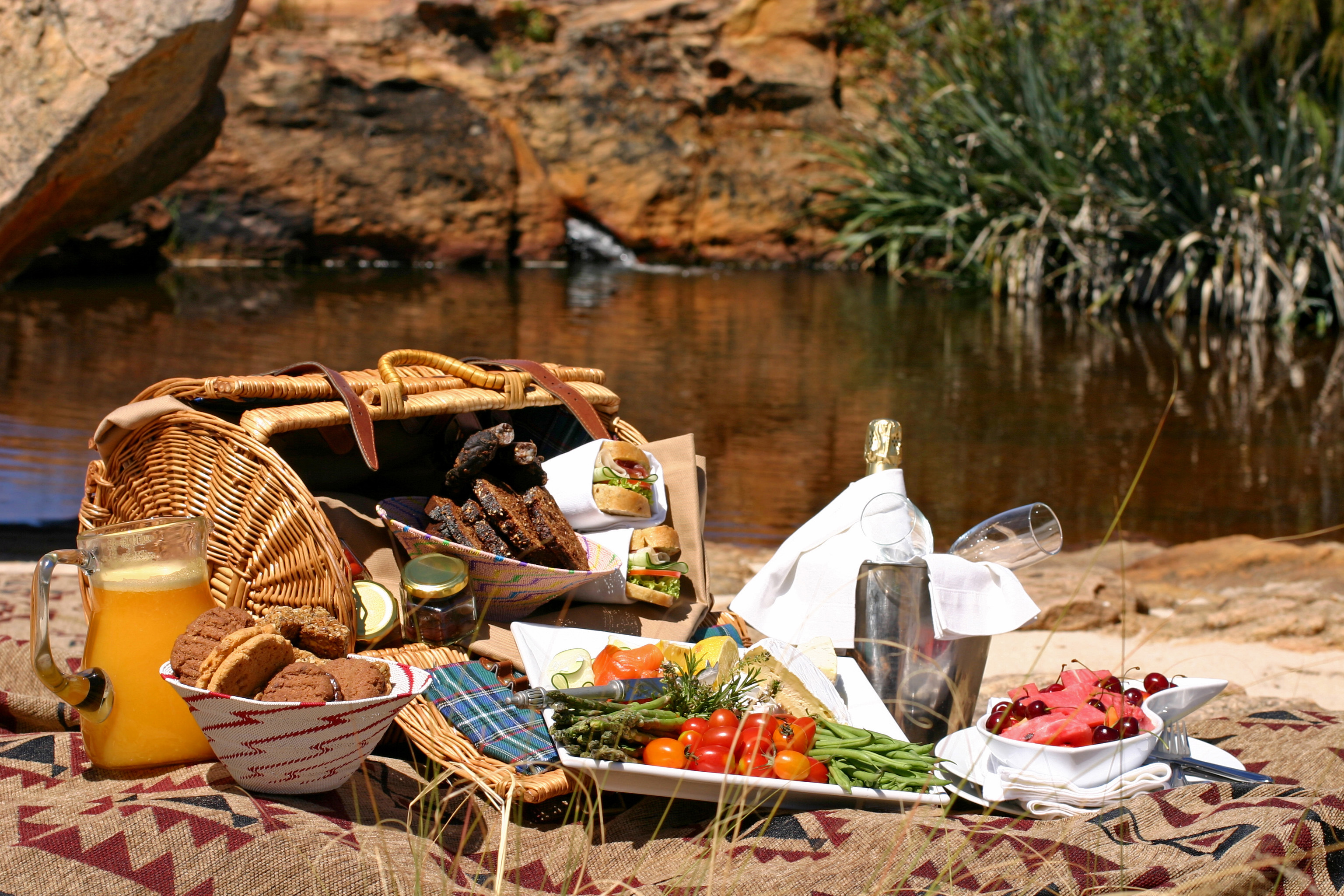 Whether it’s dining in the Walled Garden, at the River Boma or a picnic in the reserve; our team will prepare a special menu for you. An additional surcharge applies and 24 hours notice is required. All outdoor dining is weather dependent.  