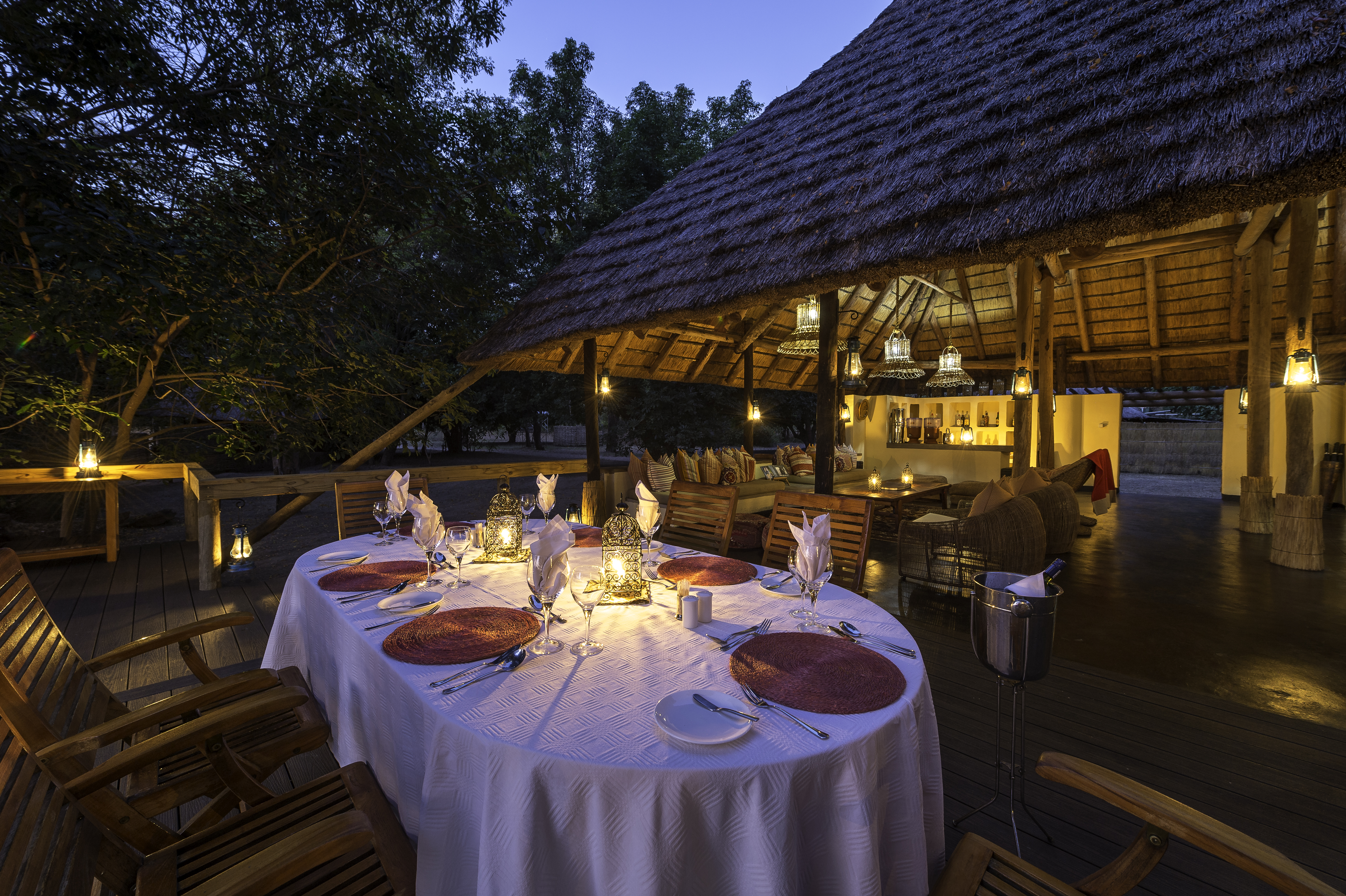 Dining and seating area