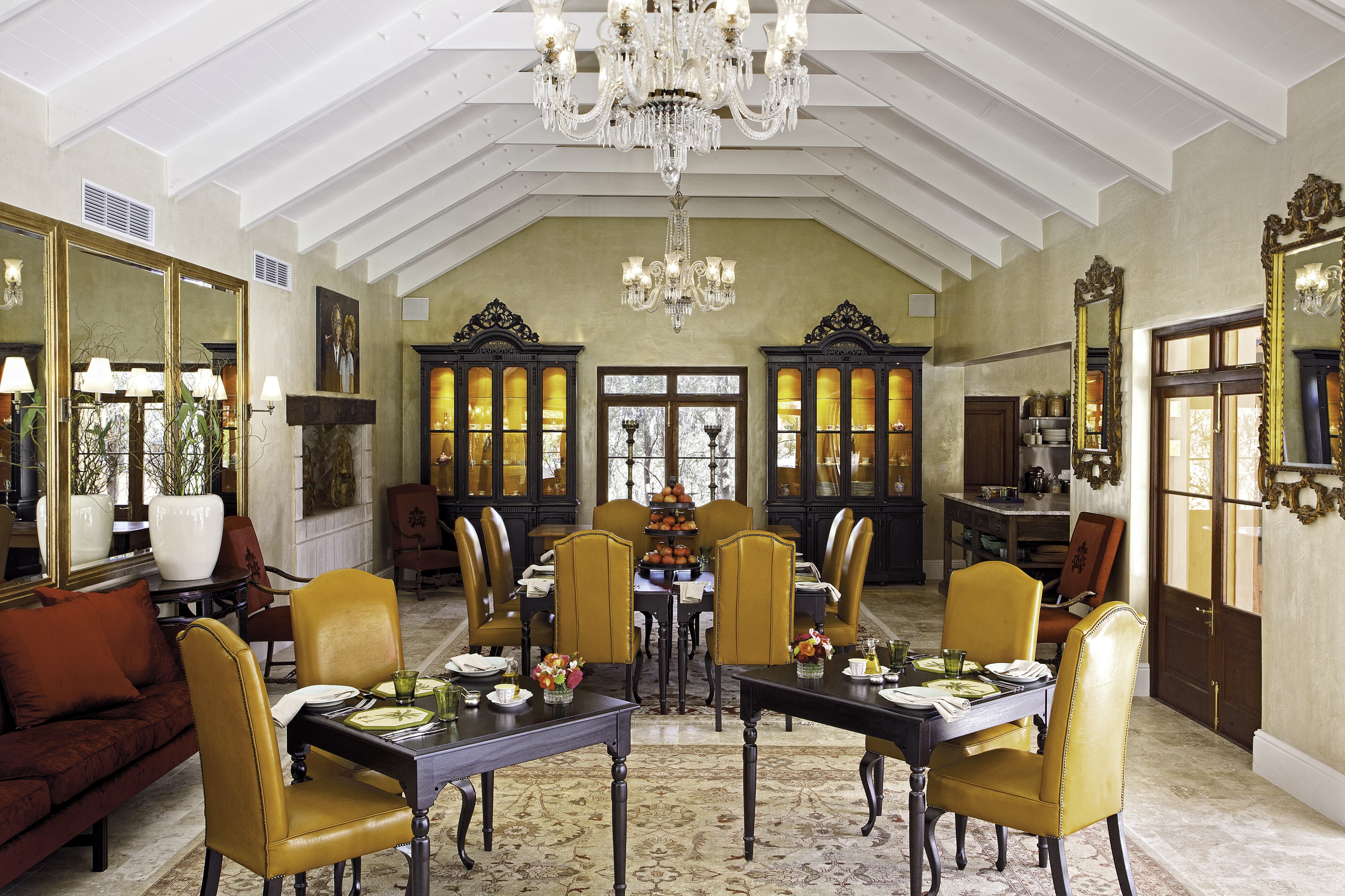 Main dining area of the Vinyeard Suites