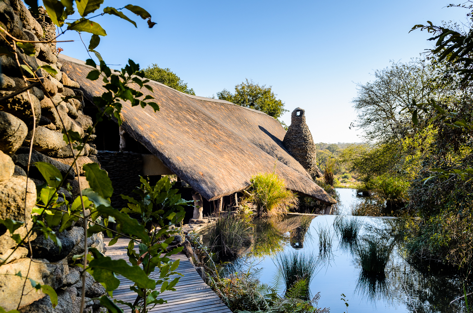 Singita Boulders Lodge - entrance
