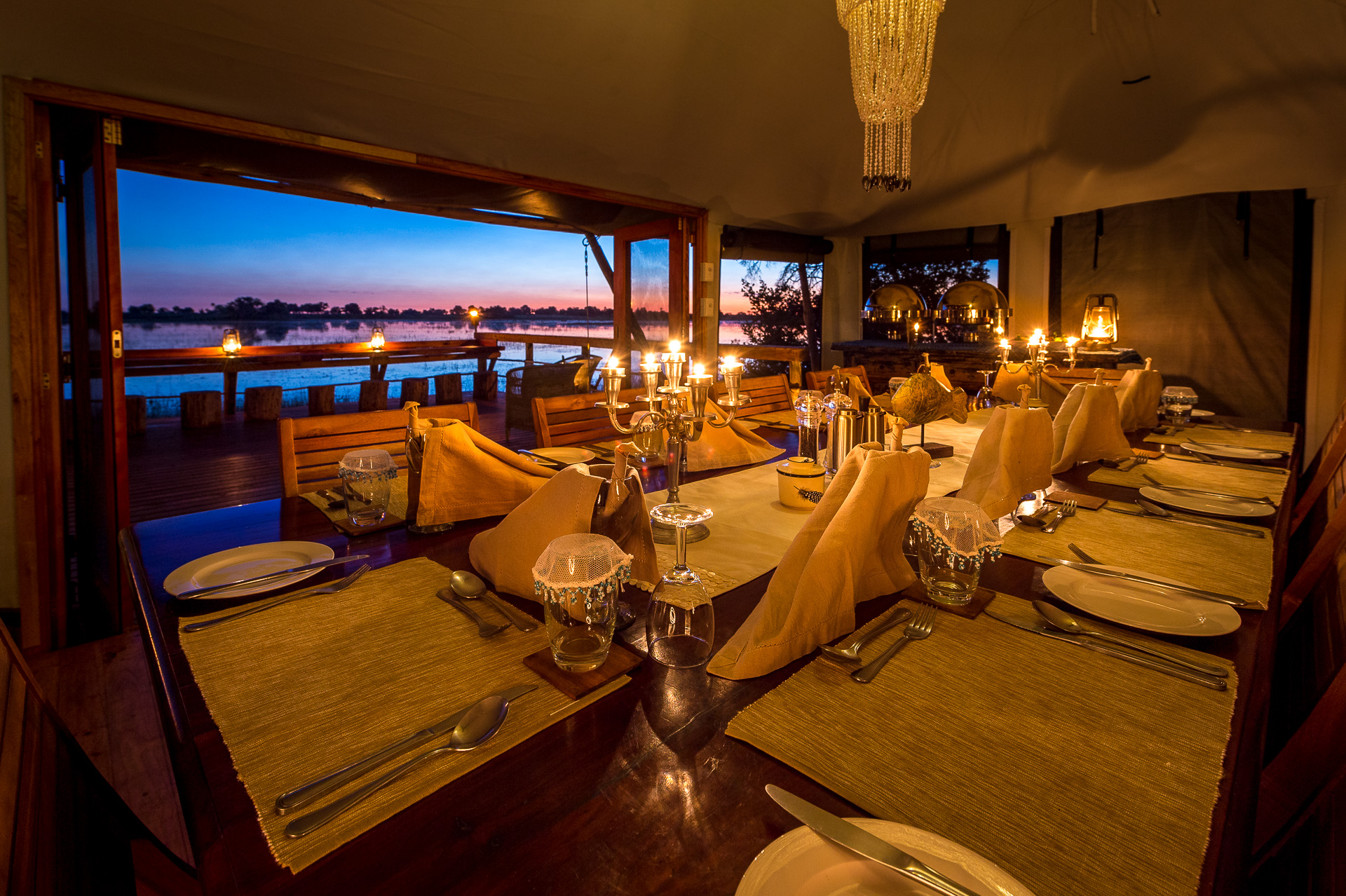 The dining area where meals can be enjoyed